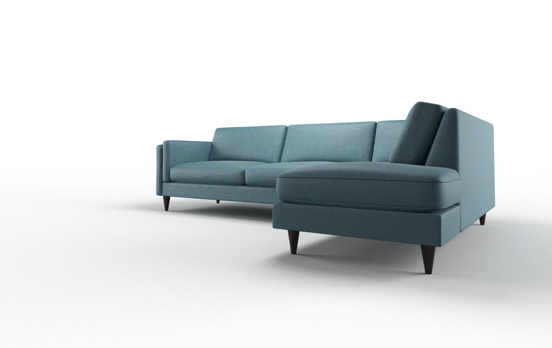 Helsinki Cosmo Teal Panel espresso legs 4