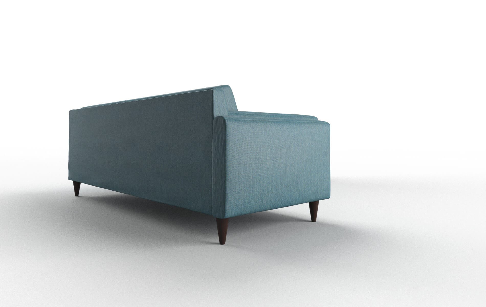 Helsinki Cosmo Teal Sectional espresso legs 3