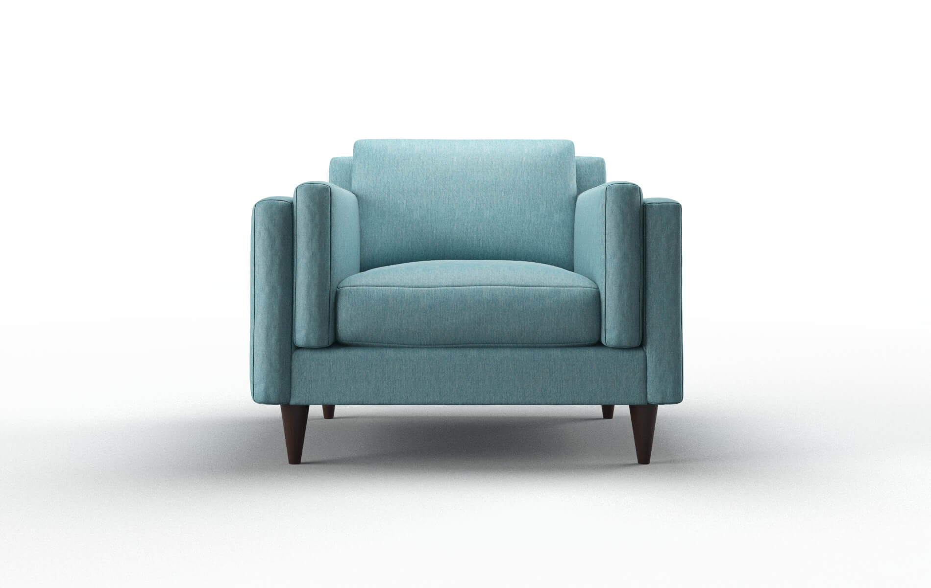 Helsinki Cosmo Turquoise Chair espresso legs 1