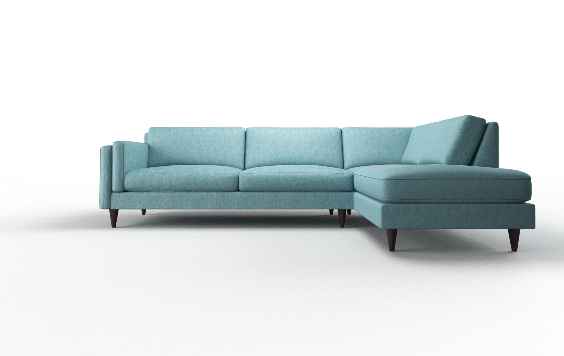 Helsinki Cosmo Turquoise Panel espresso legs 1