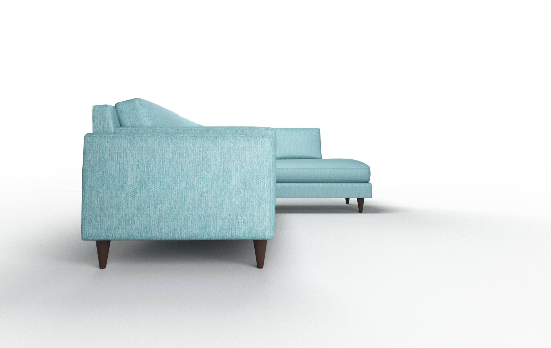 Helsinki Cosmo Turquoise Panel espresso legs 3