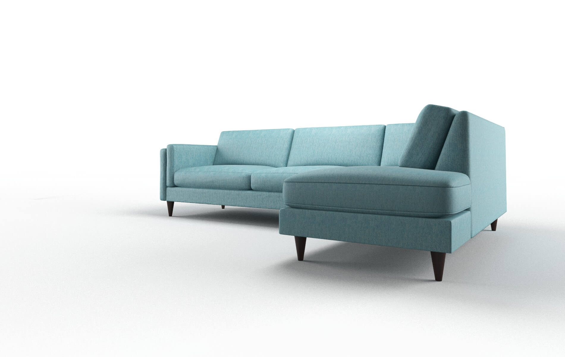 Helsinki Cosmo Turquoise Panel espresso legs 4