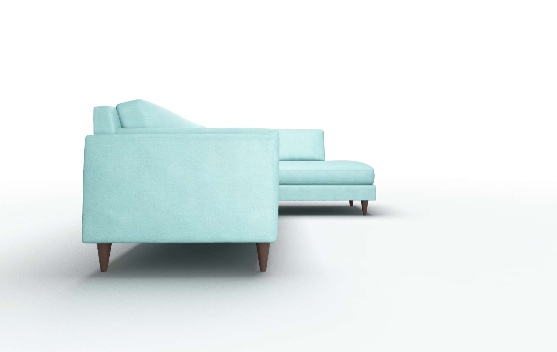 Helsinki Curious Turquoise Panel espresso legs 3