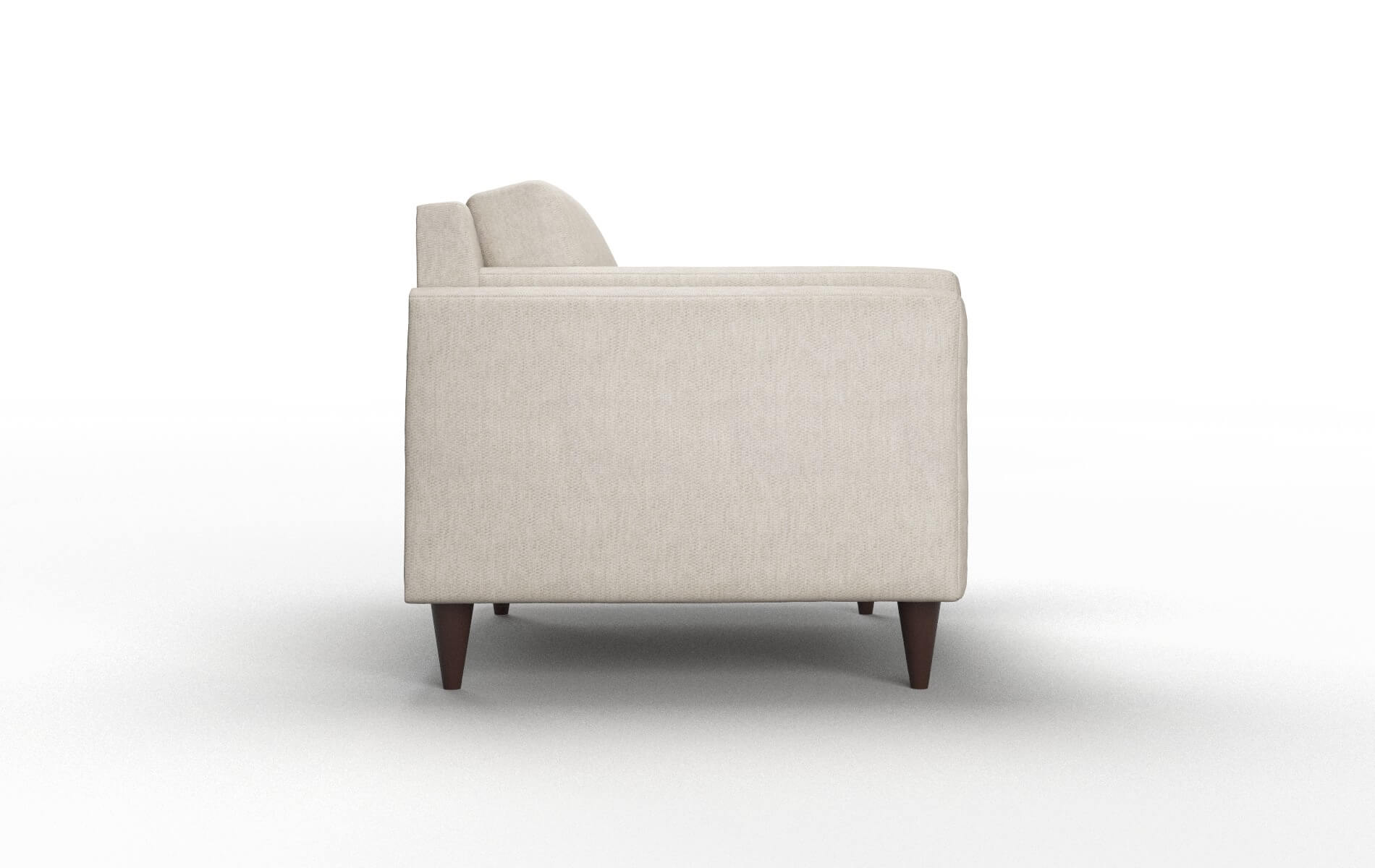 Helsinki Derby Linen Chair espresso legs 3