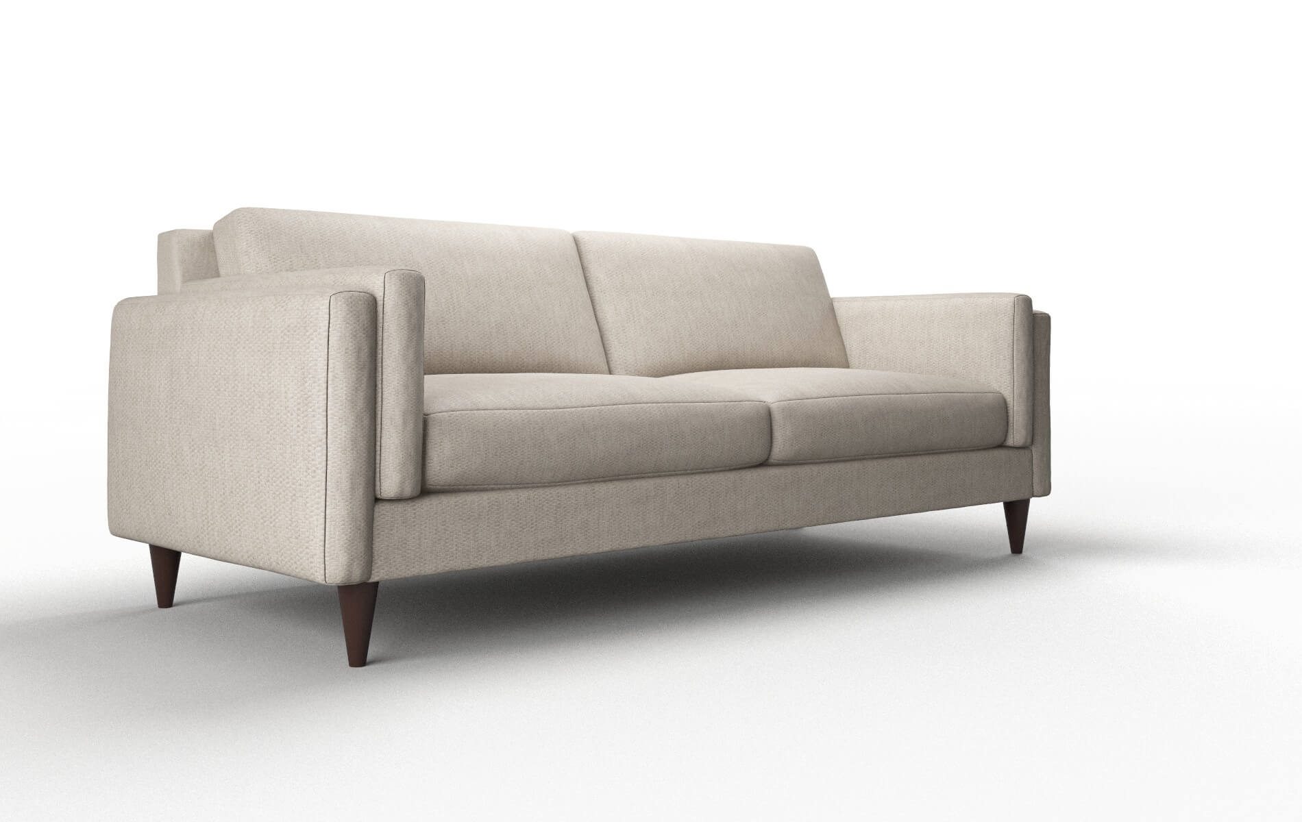 Helsinki Derby Linen Sofa espresso legs 2