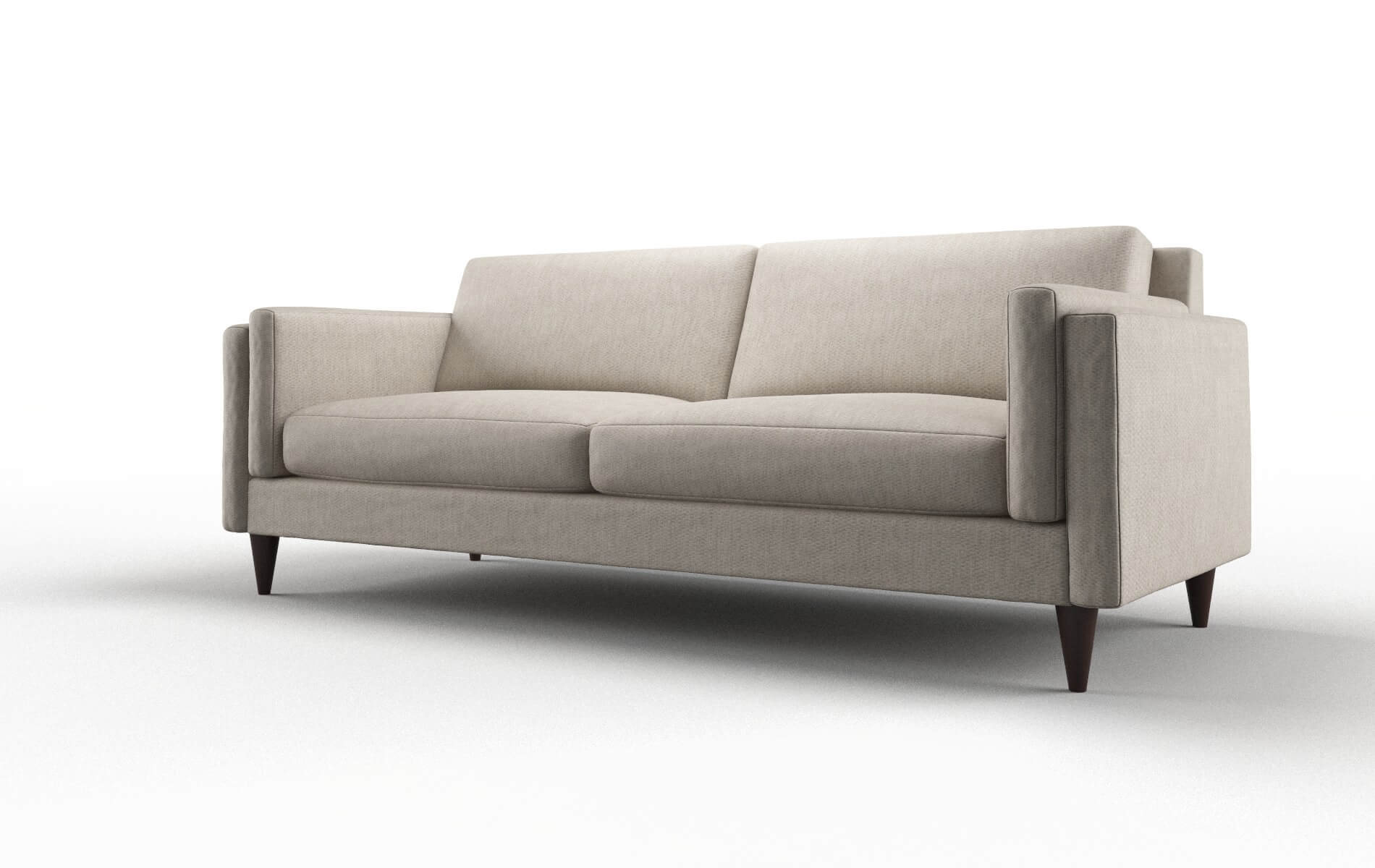 Helsinki Derby Linen Sofa espresso legs 4