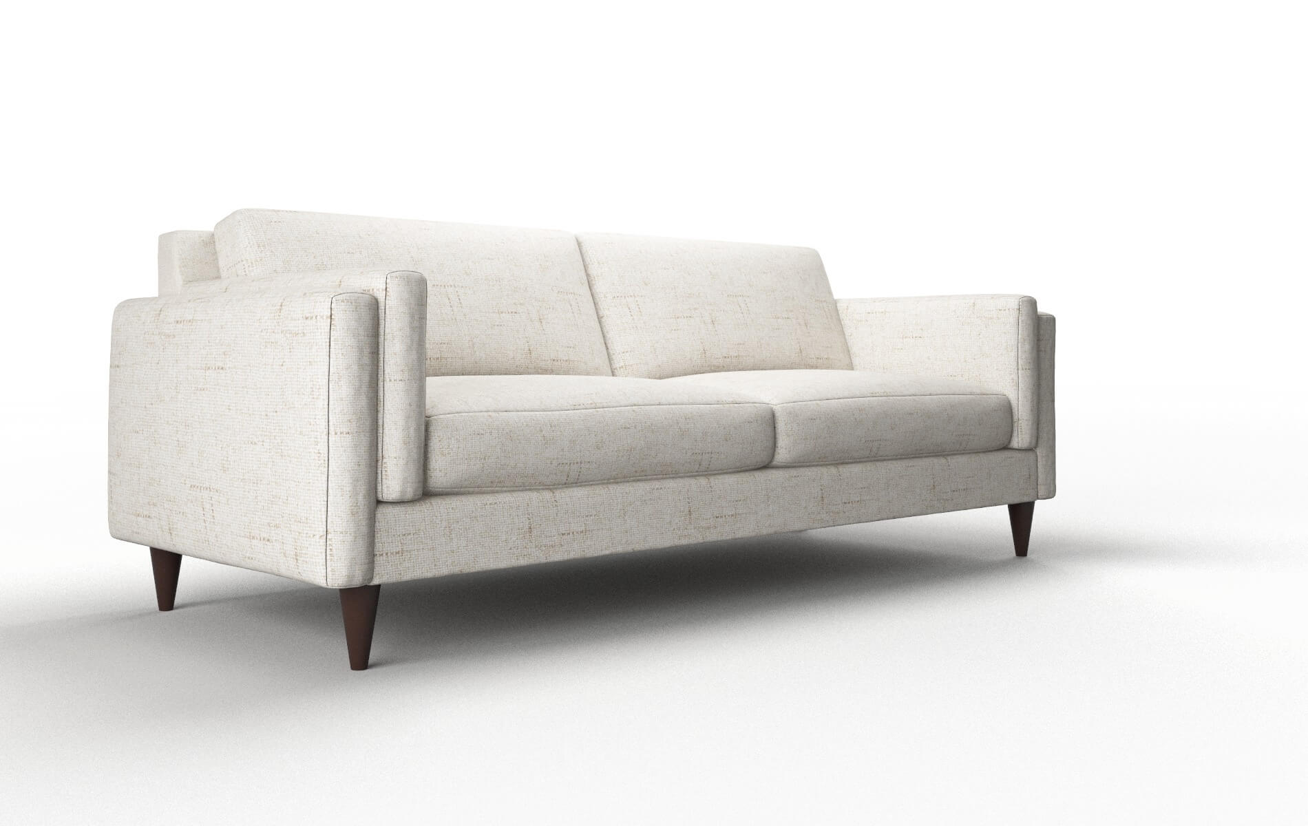 Helsinki Derby Taupe Sofa espresso legs 2