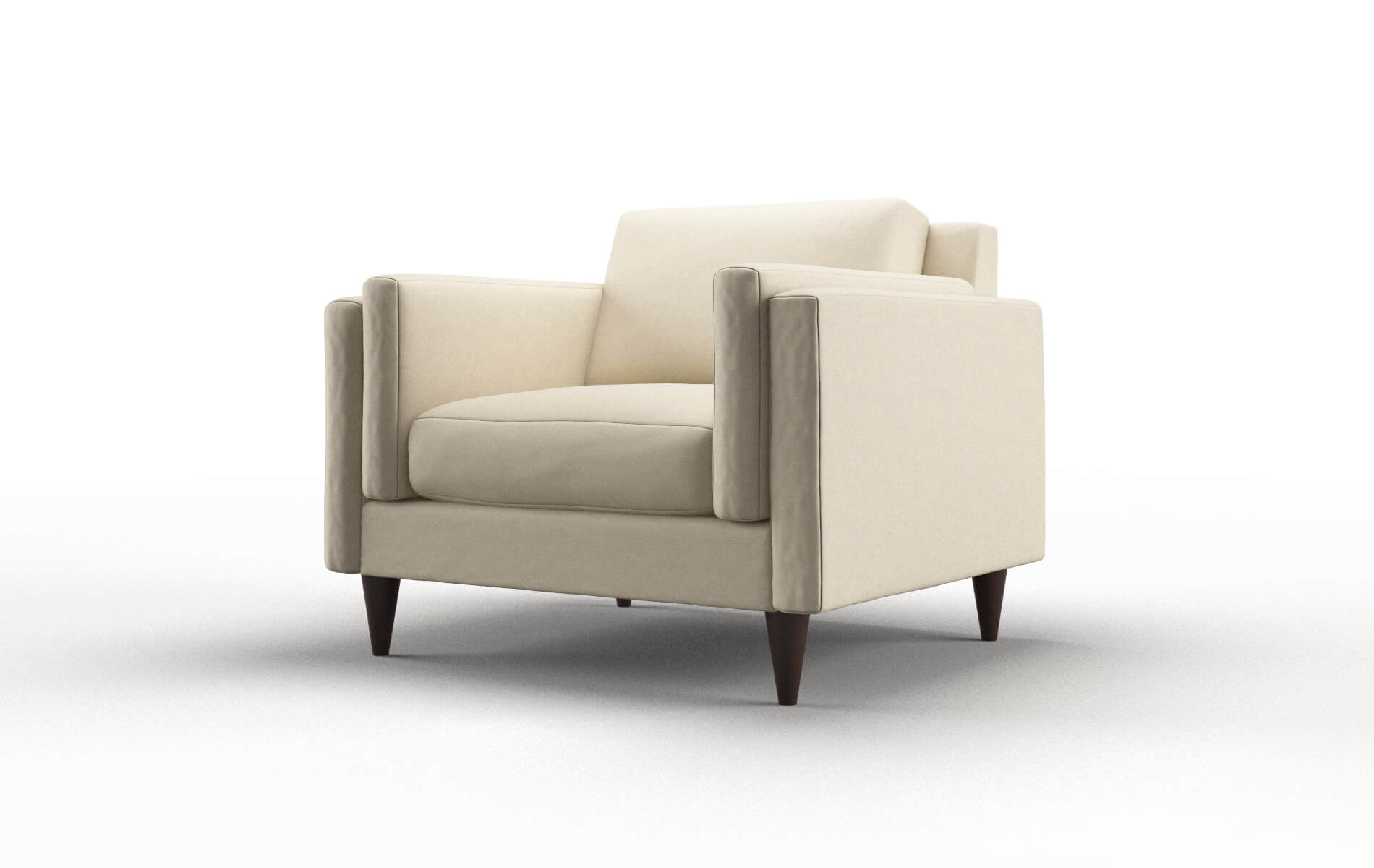 Helsinki Dream_d Almond Chair espresso legs 4