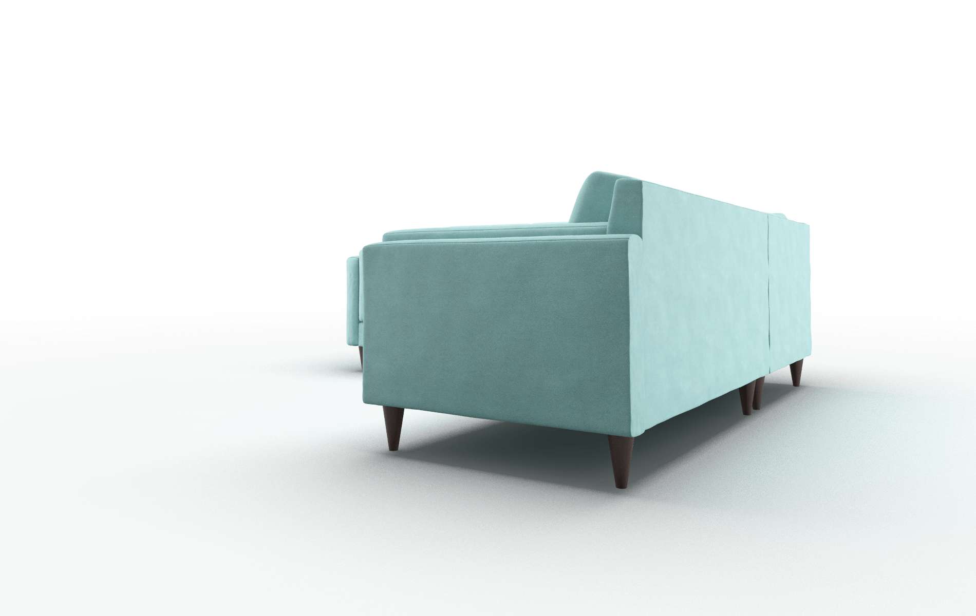 Helsinki Dream_d French_blue Sectional espresso legs 4