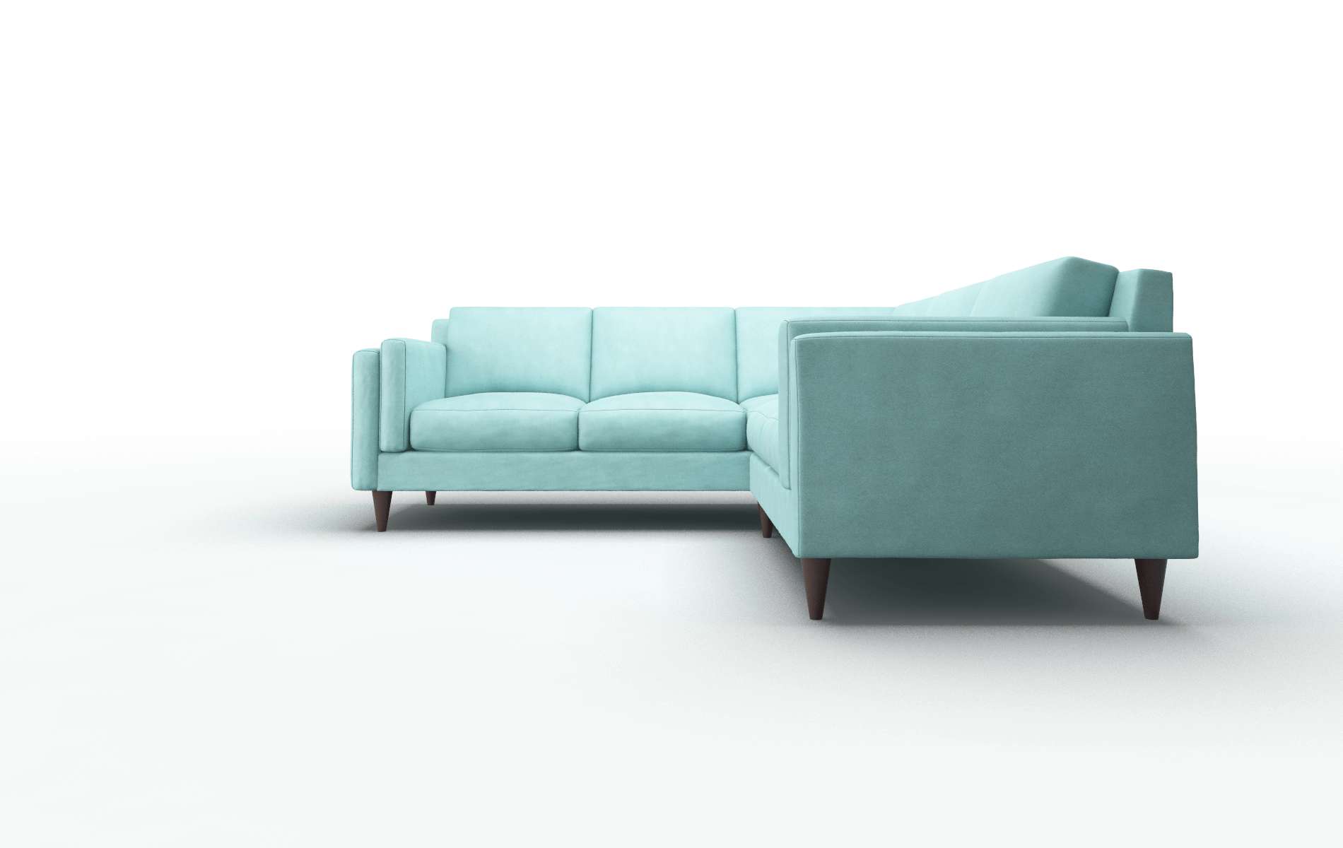 Helsinki Dream_d French_blue Sectional espresso legs 5