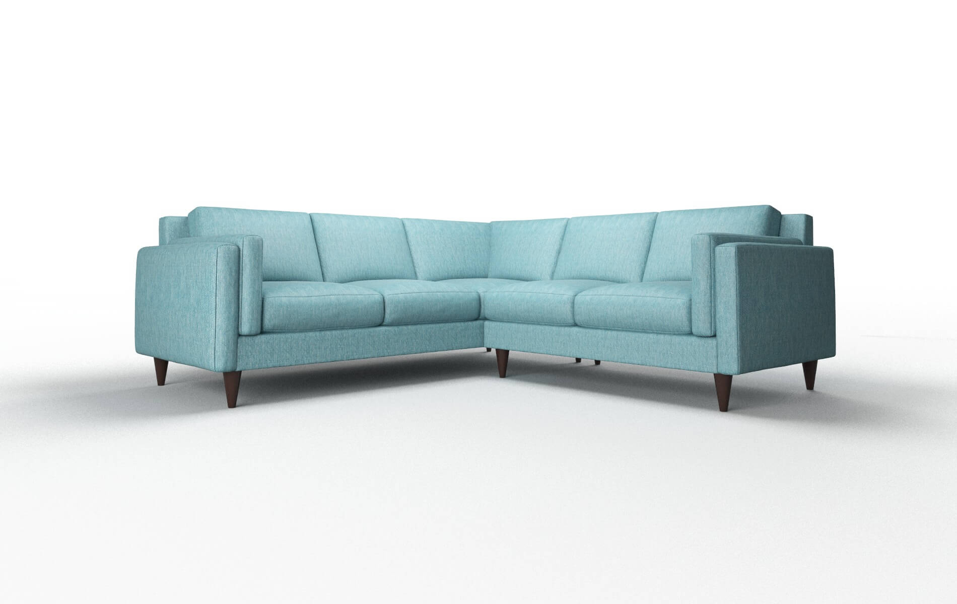 Helsinki Durham Pine Sectional espresso legs 1