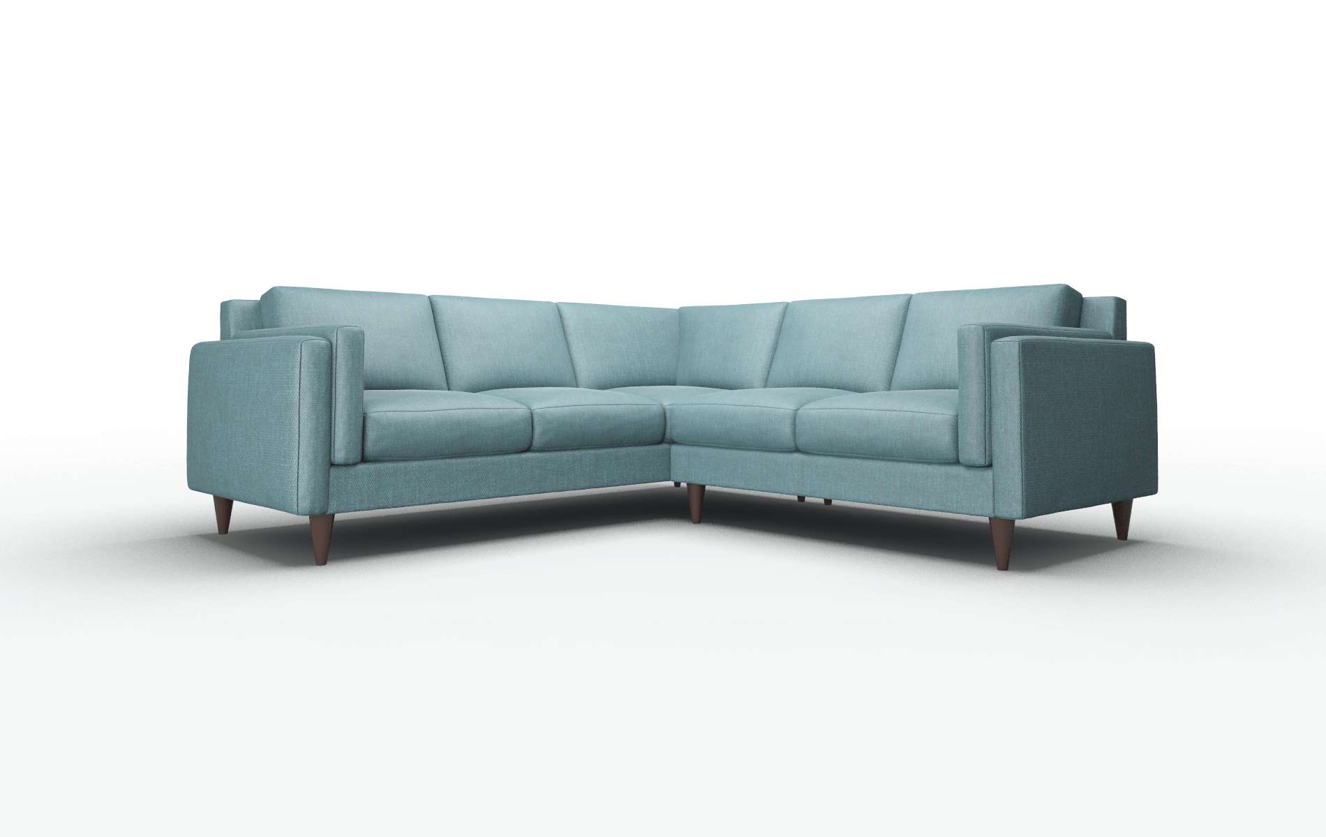 Helsinki Elliot Eclipse Sectional espresso legs