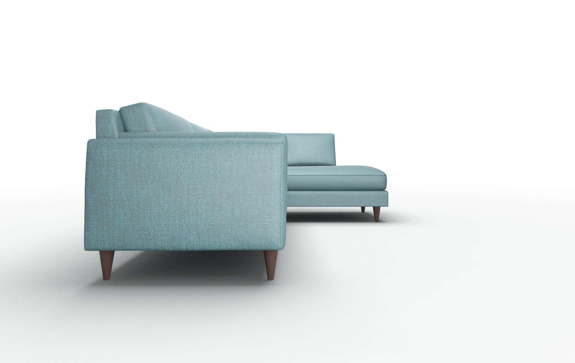 Helsinki Elliot Teal Panel espresso legs 3