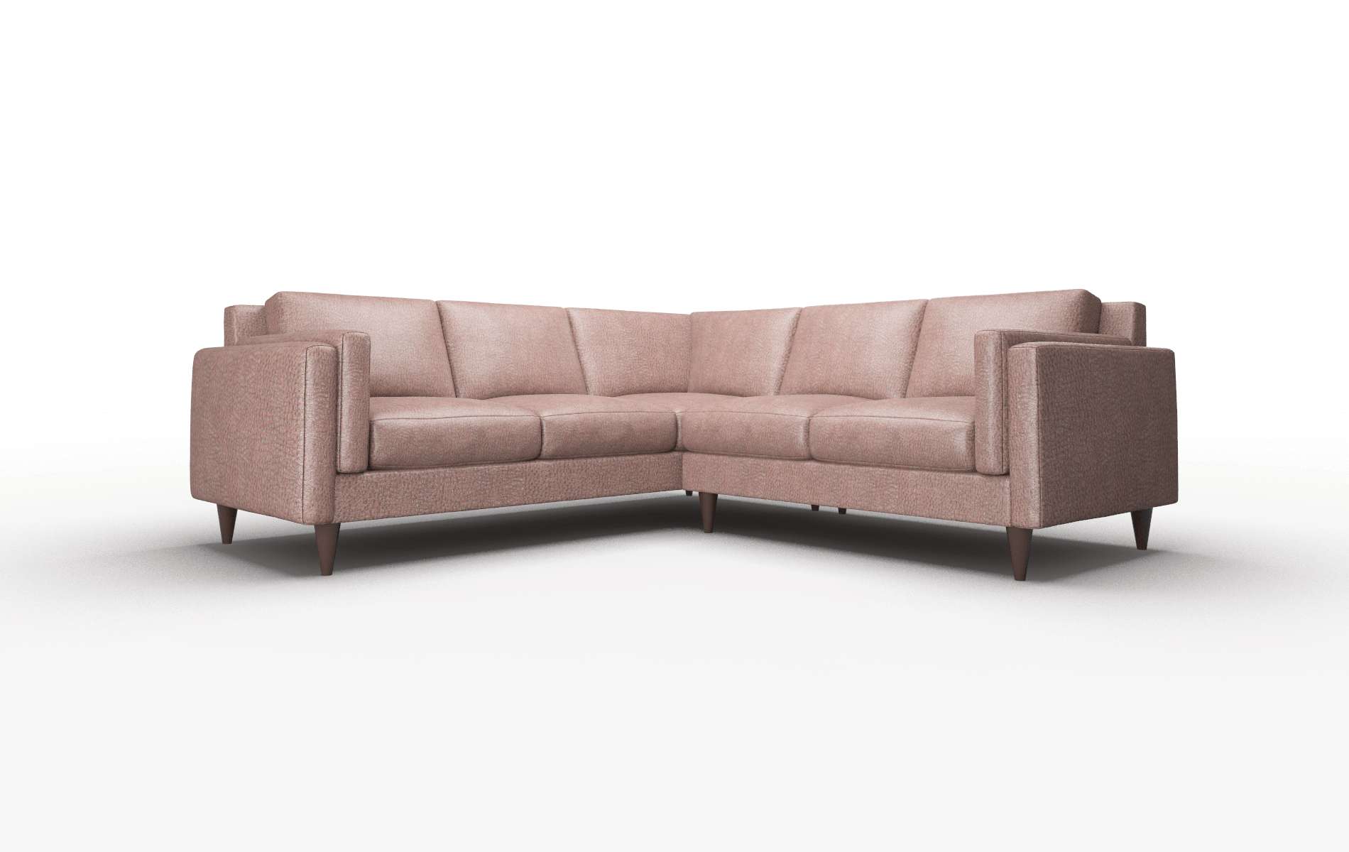Helsinki Ford Brown Sectional espresso legs 1