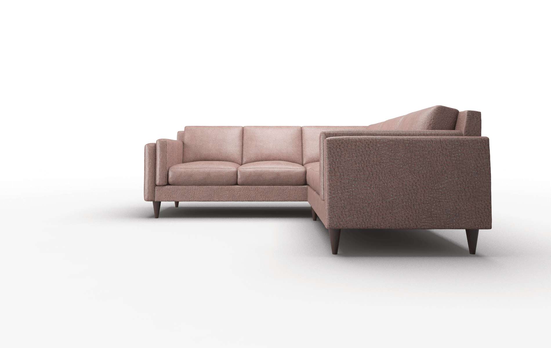 Helsinki Ford Brown Sectional espresso legs 5