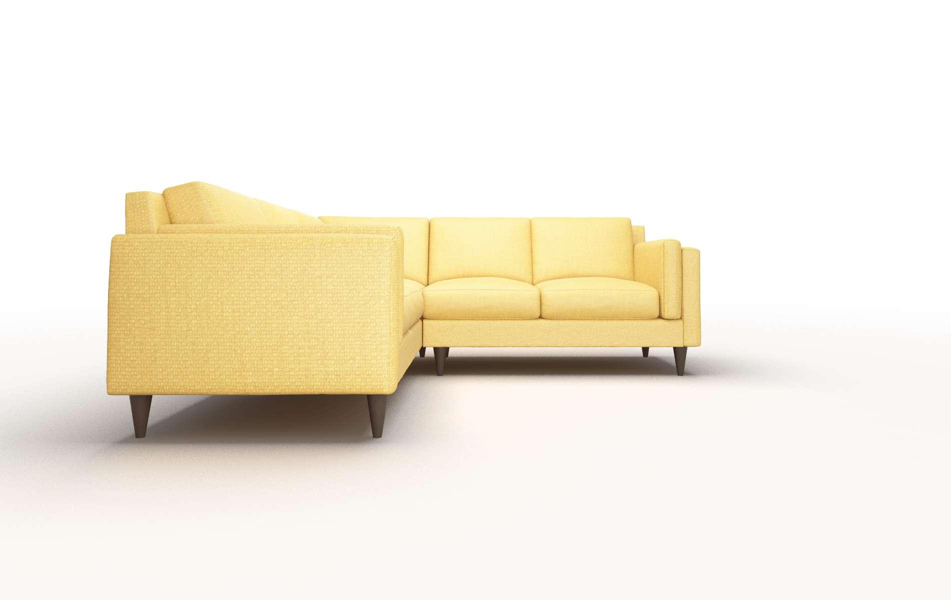 Helsinki Glee Aglow Sectional espresso legs 2
