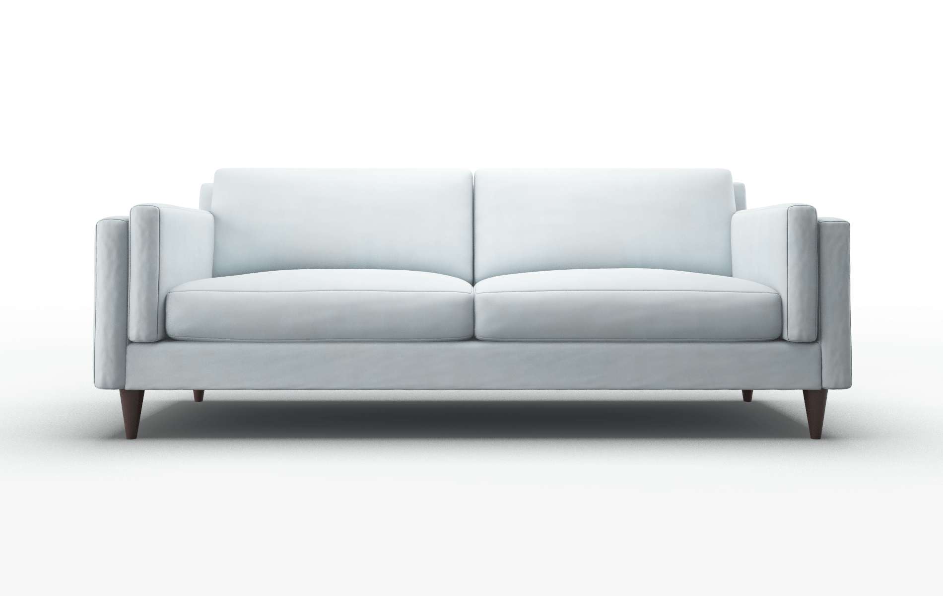 Helsinki Hathaway Aqua Sofa espresso legs 1
