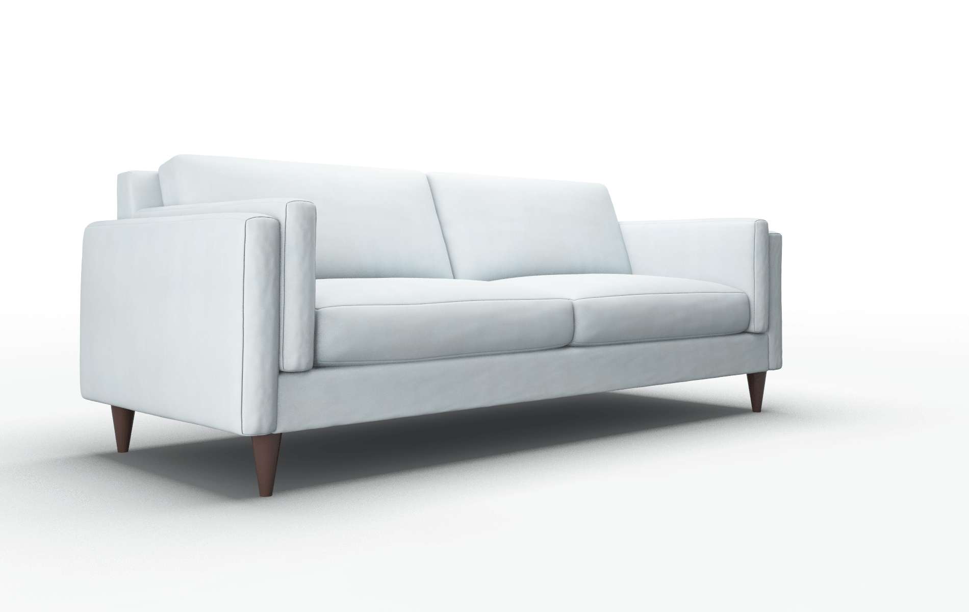 Helsinki Hathaway Aqua Sofa espresso legs 2