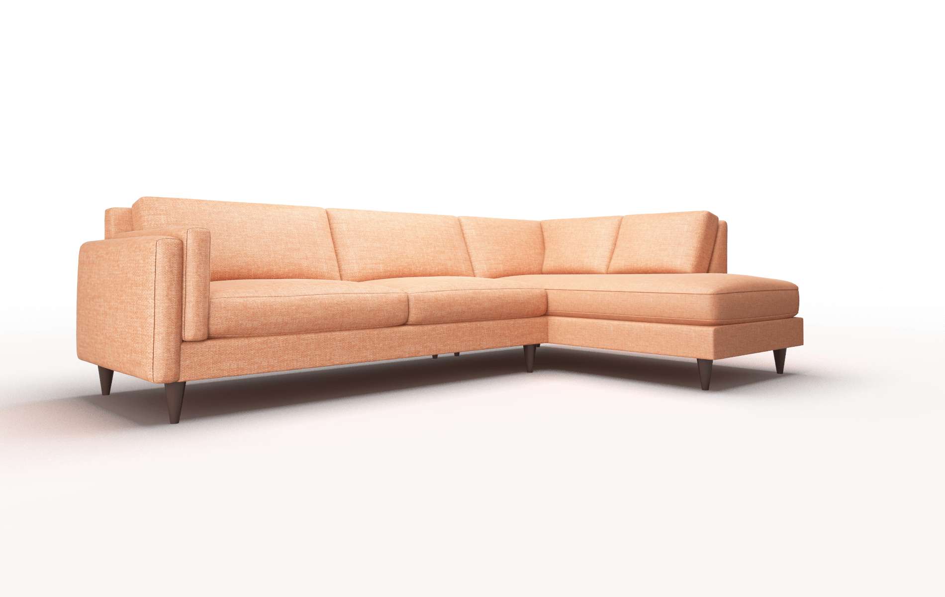 Helsinki Hepburn Appricot Panel espresso legs 2