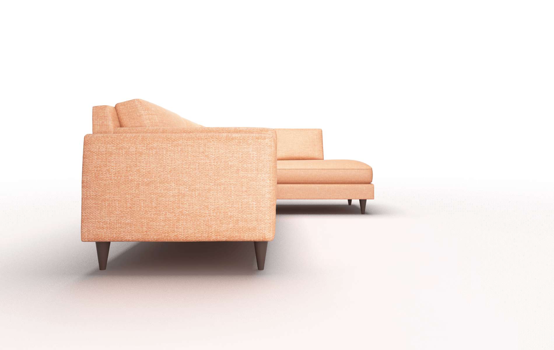 Helsinki Hepburn Appricot Panel espresso legs 3
