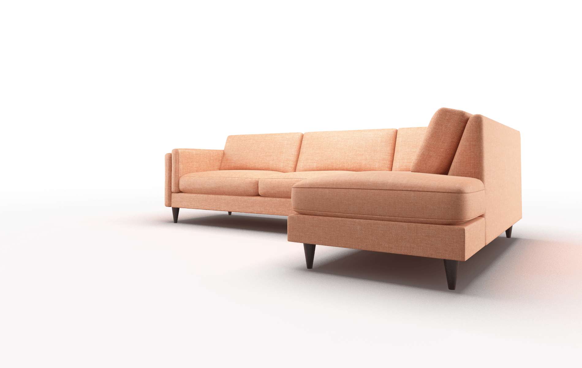 Helsinki Hepburn Appricot Panel espresso legs 4