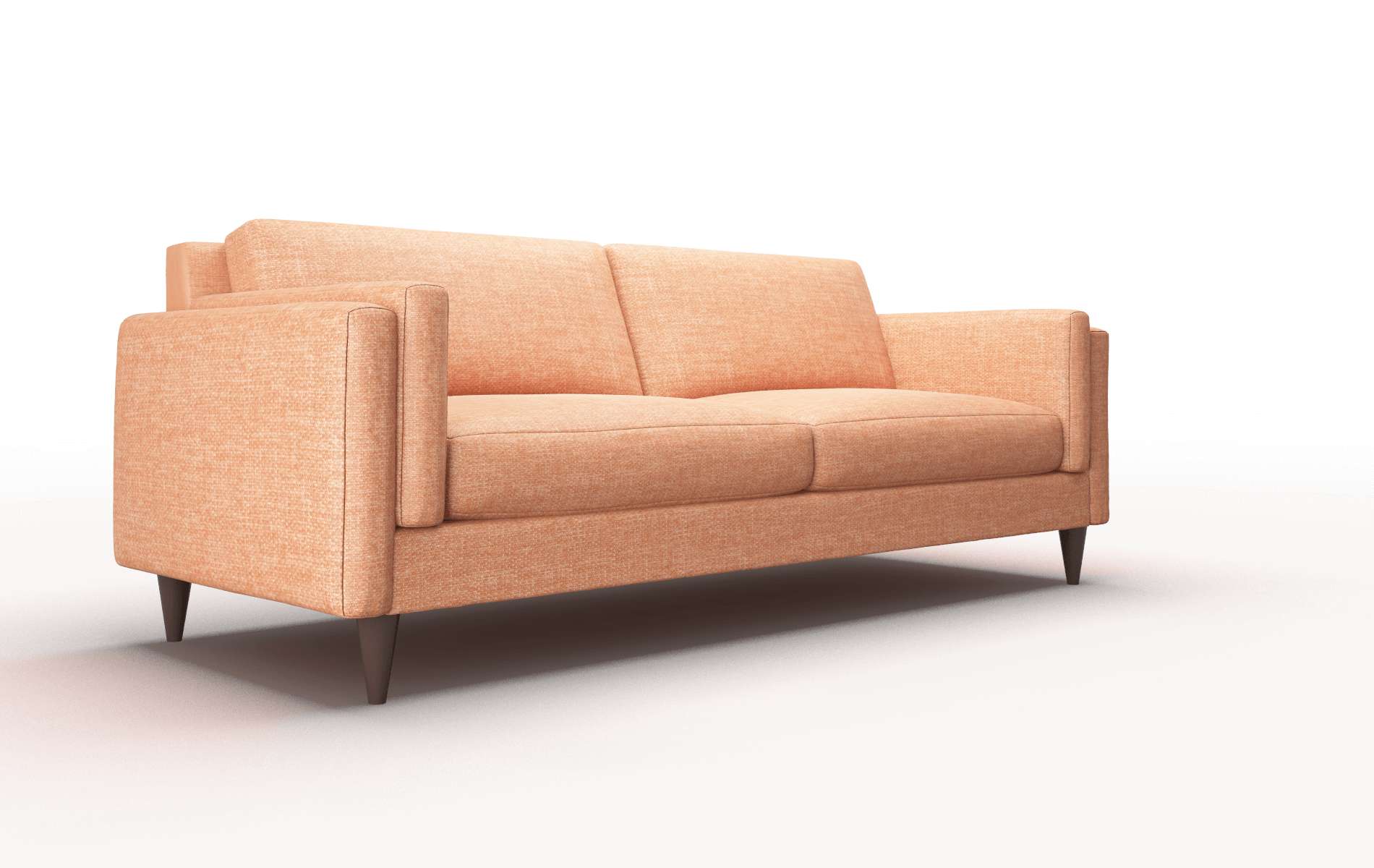 Helsinki Hepburn Appricot Sofa espresso legs 2