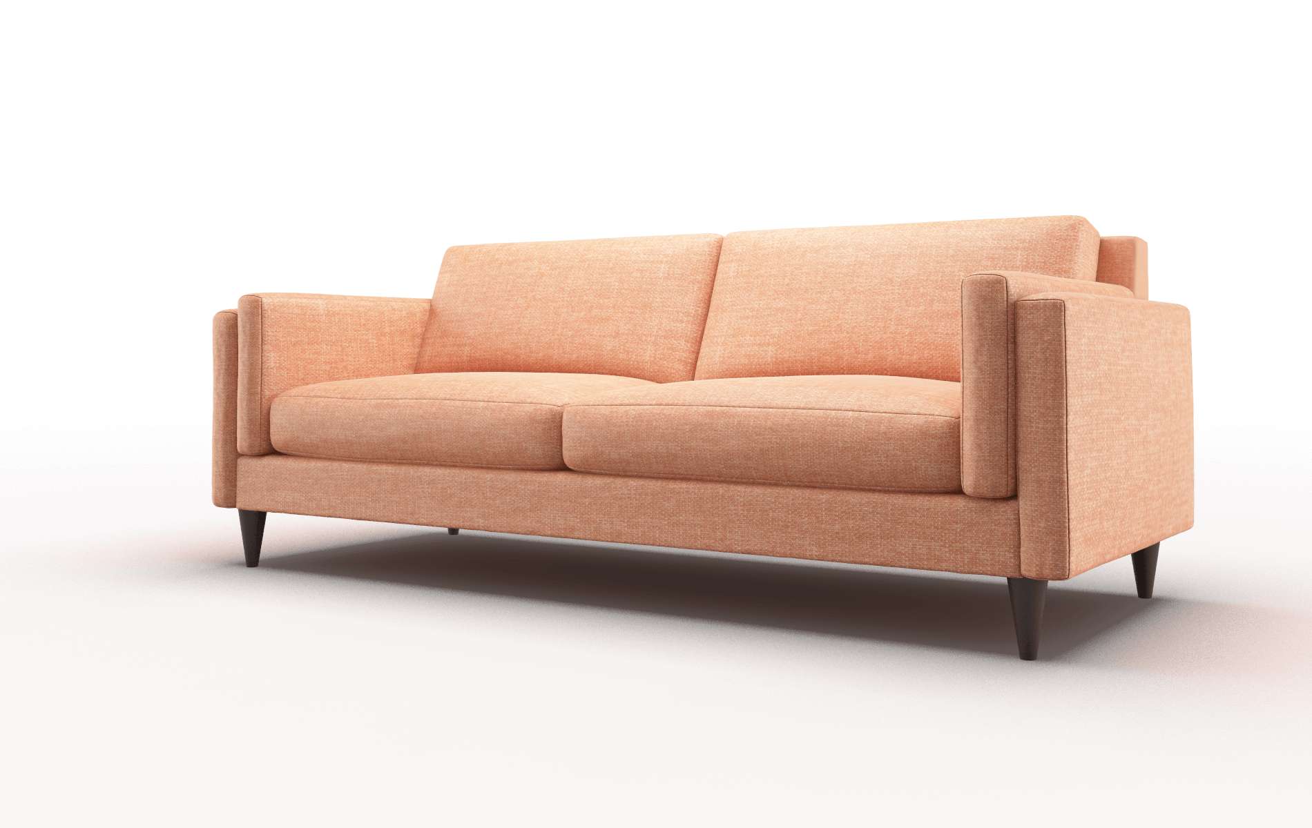 Helsinki Hepburn Appricot Sofa espresso legs 4