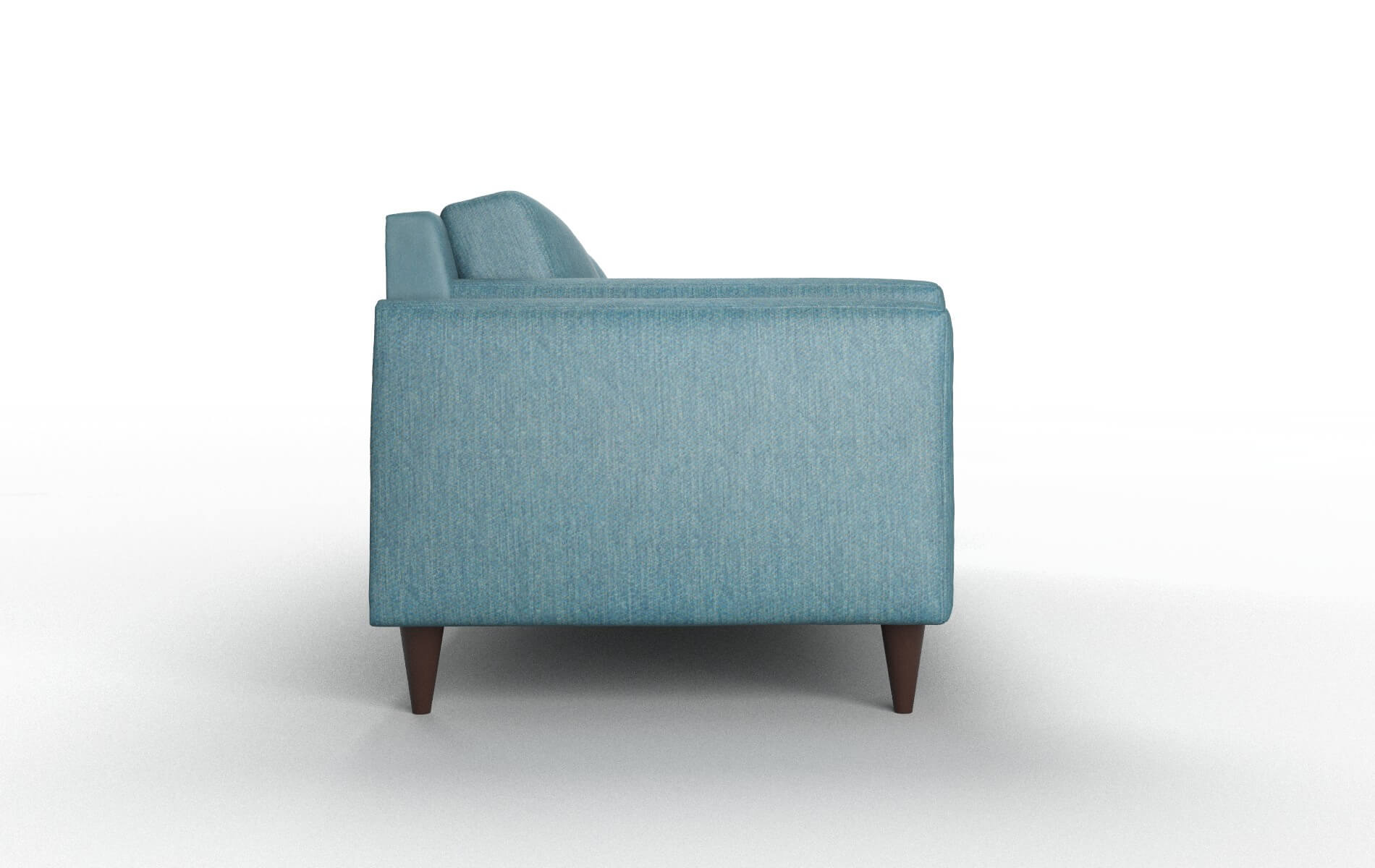 Helsinki Hepburn Teal Sofa espresso legs 3