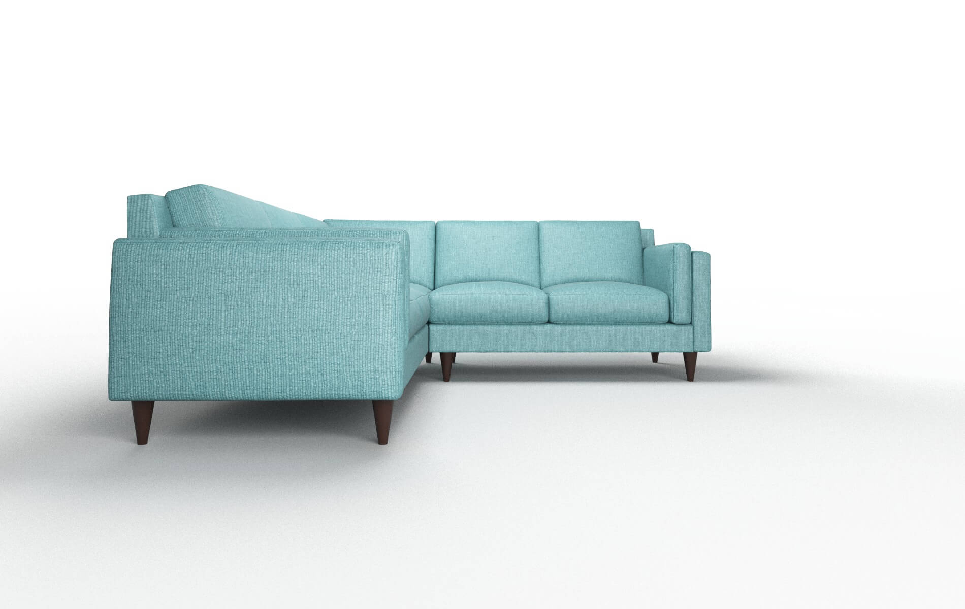 Helsinki Hepburn_hrp Emerald Sectional espresso legs 2