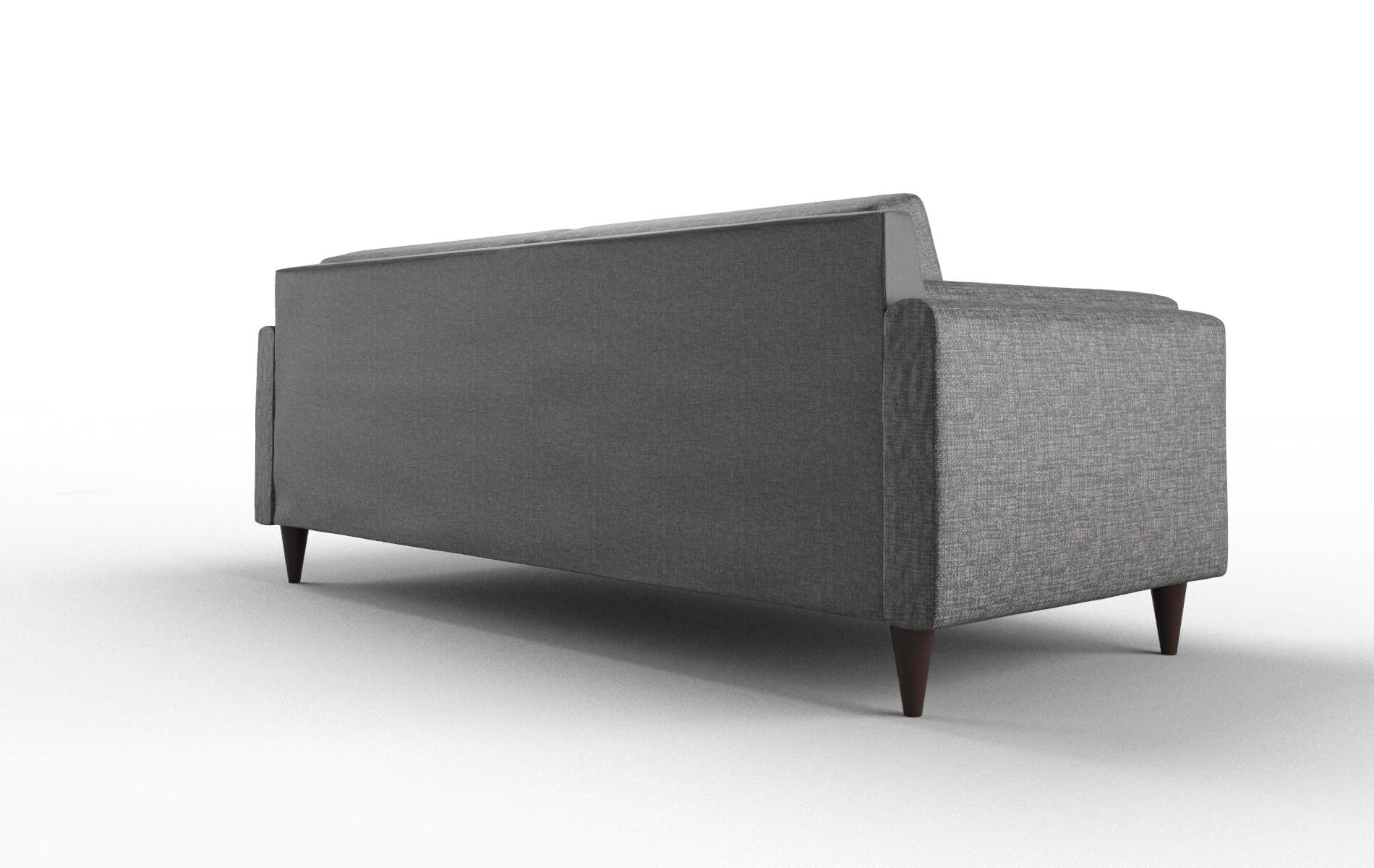 Helsinki Insight Charcoal Sofa espresso legs 5