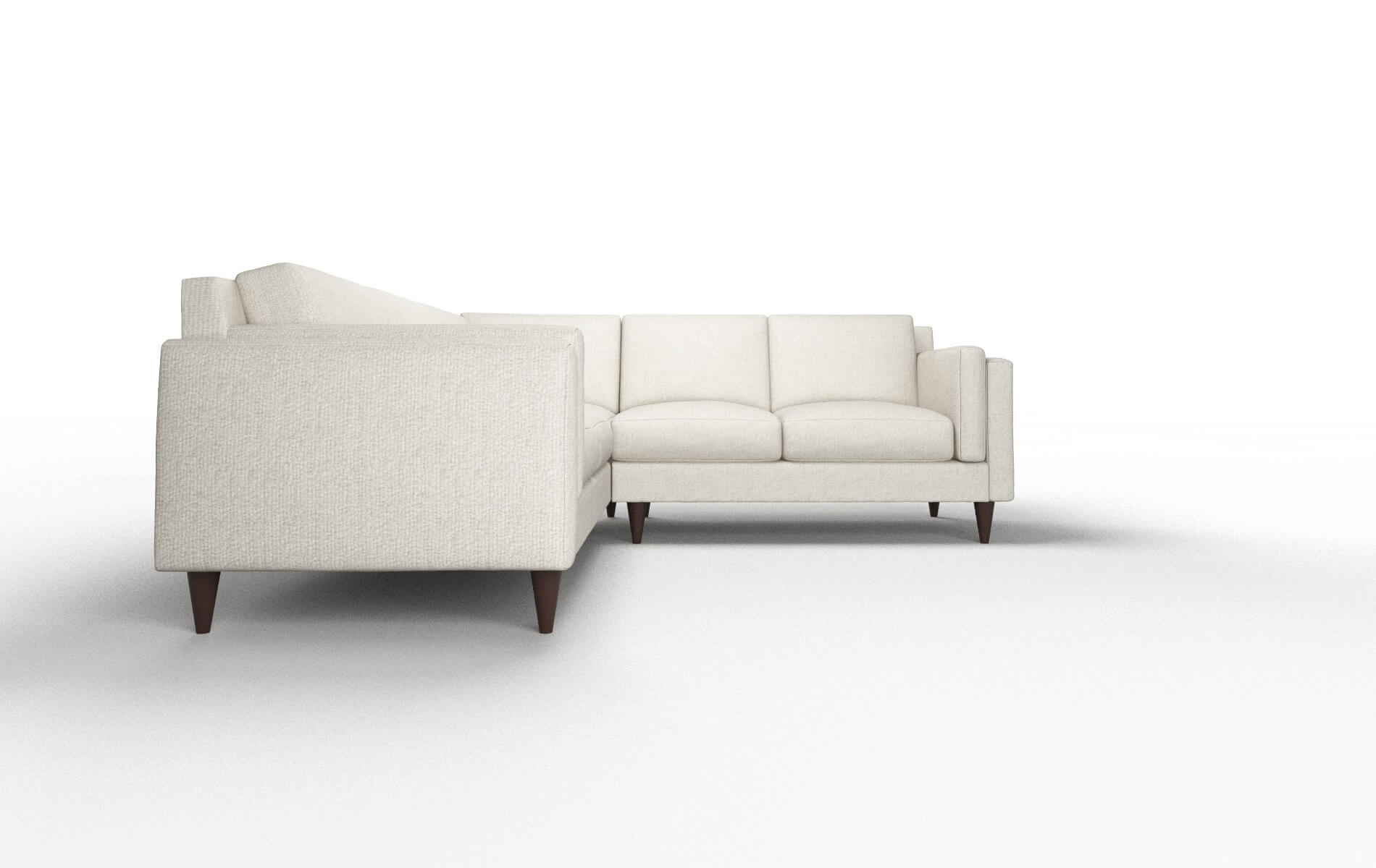 Helsinki Insight Dove Sectional espresso legs 2