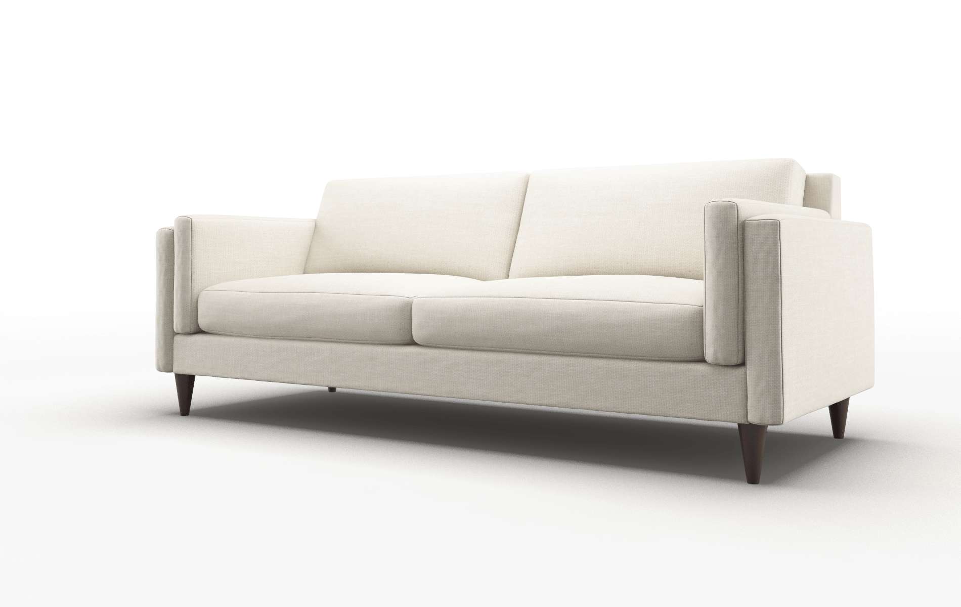 Helsinki Keylargo Almond Sofa espresso legs 4