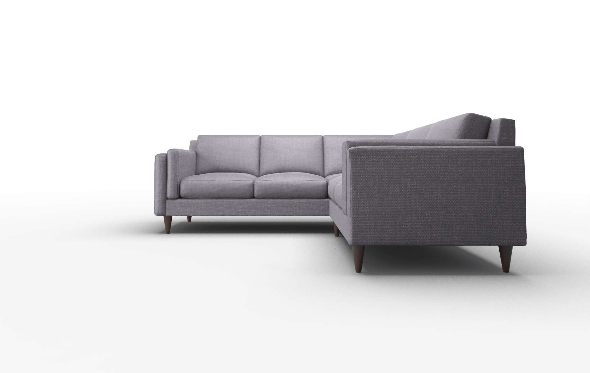 Helsinki Keylargo Grape Sectional espresso legs 5