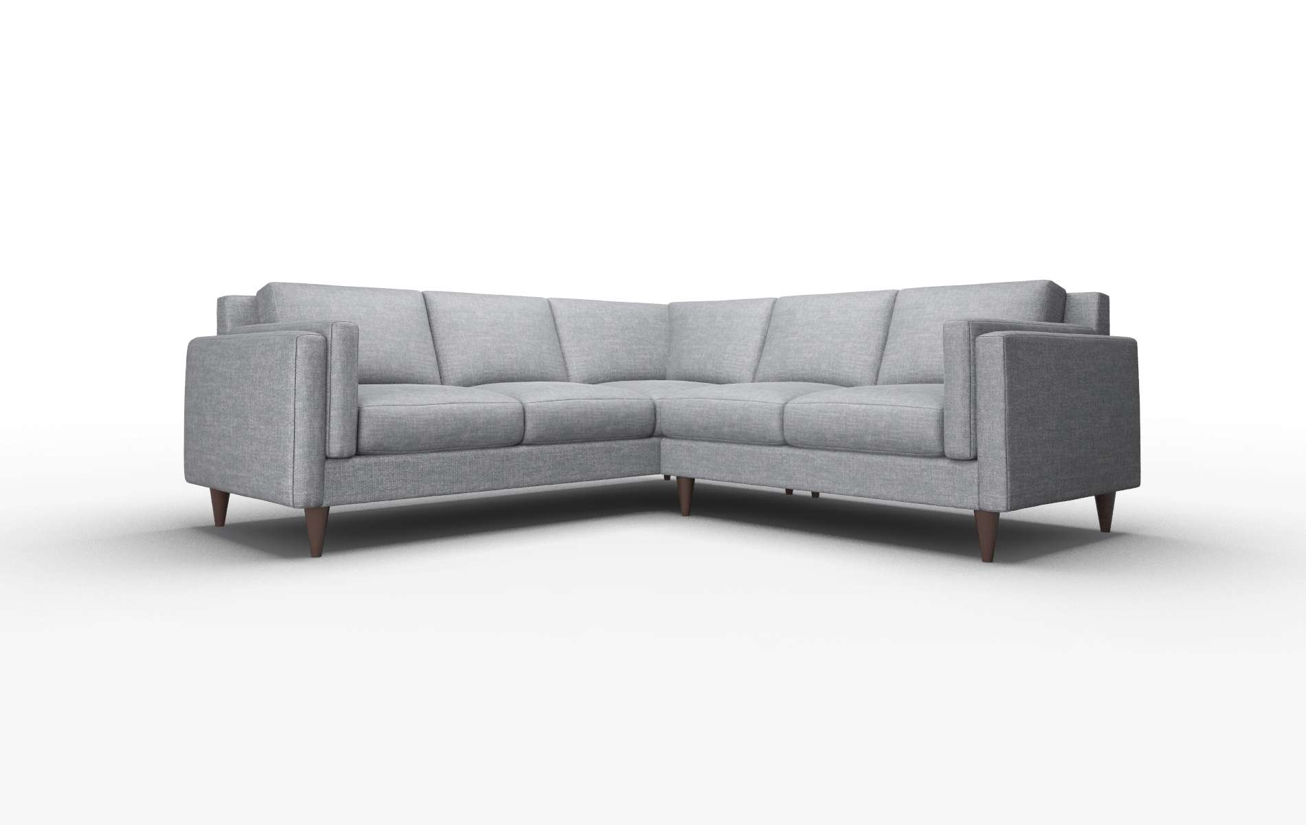 Helsinki Keylargo graphite Sectional Espresso Legs  1