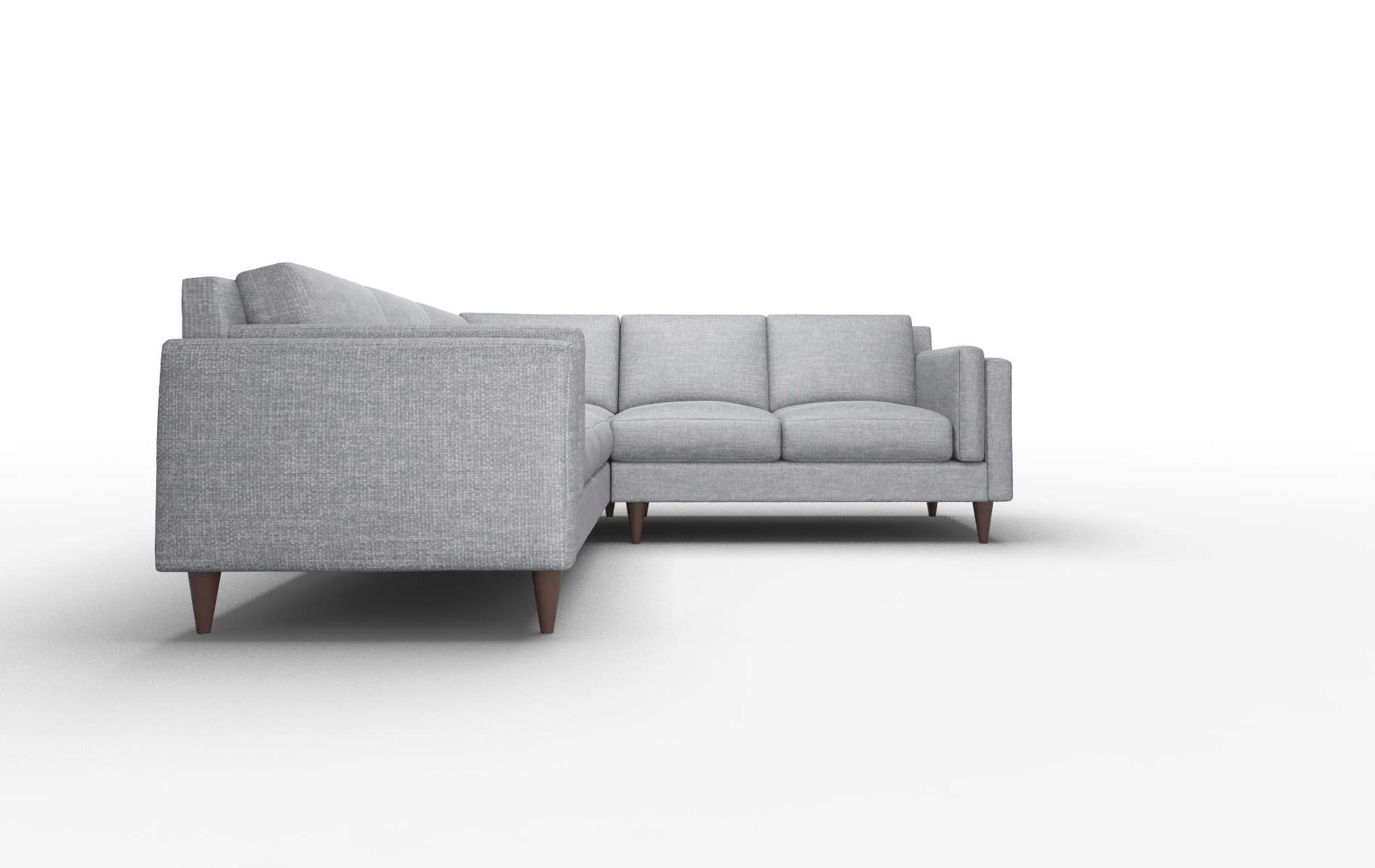 Helsinki Keylargo Graphite Sectional espresso legs 2