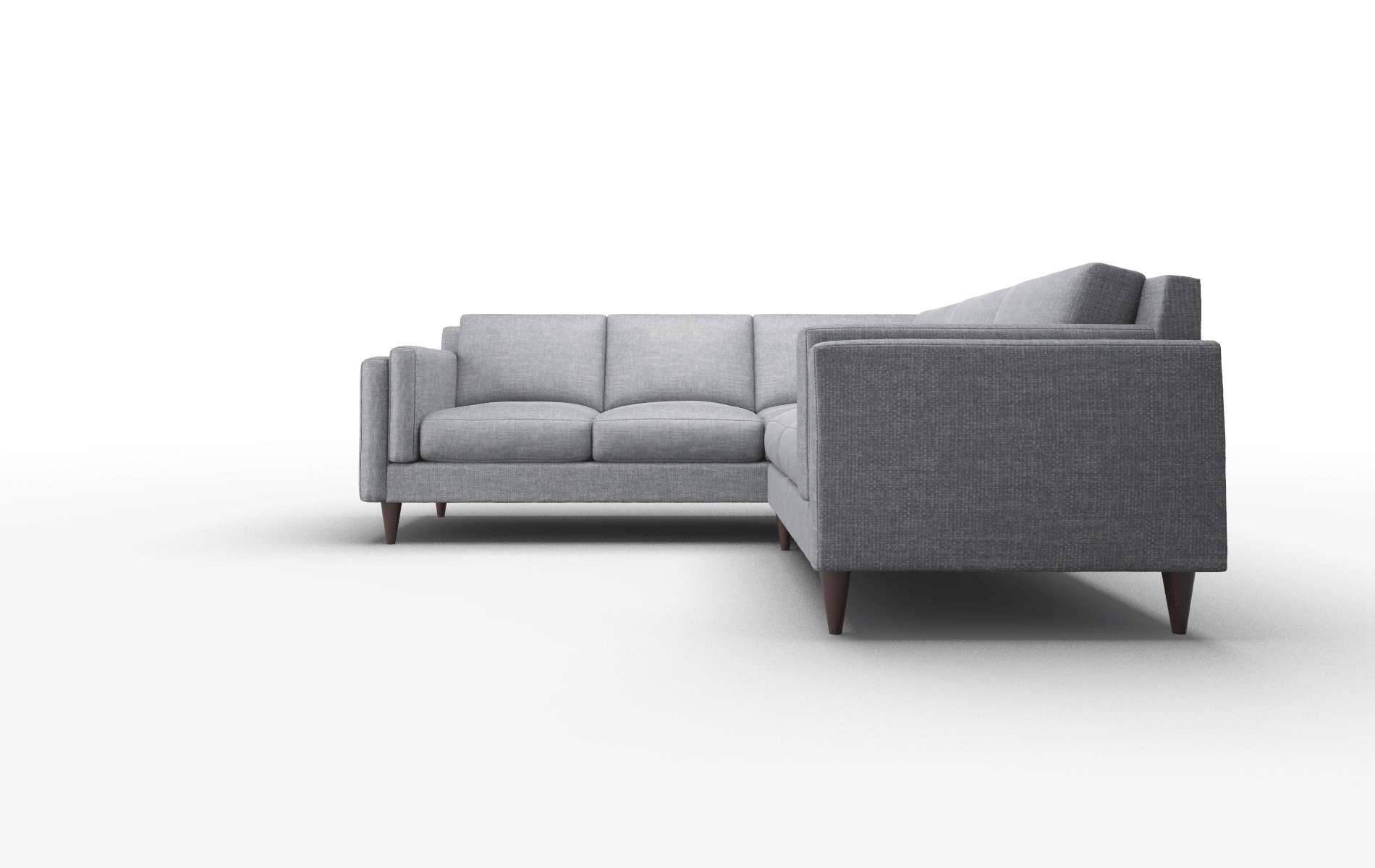 Helsinki Keylargo Graphite Sectional espresso legs 5