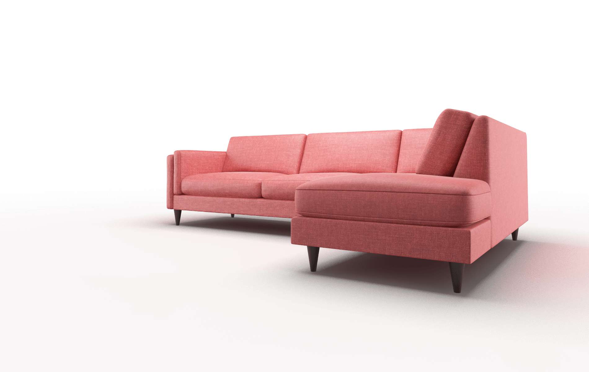 Helsinki Leslie Poppy Panel espresso legs 4