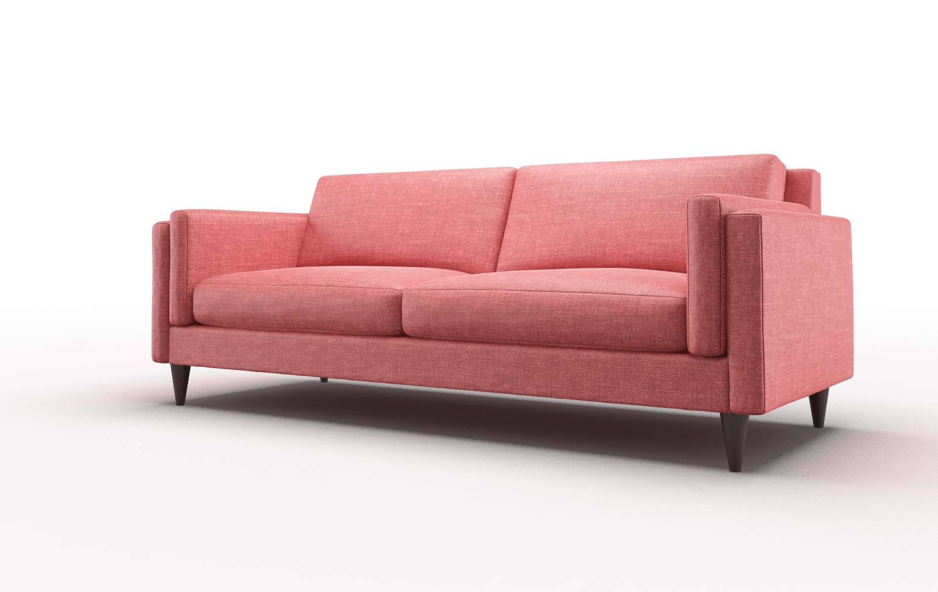 Helsinki Leslie Poppy Sofa espresso legs 4