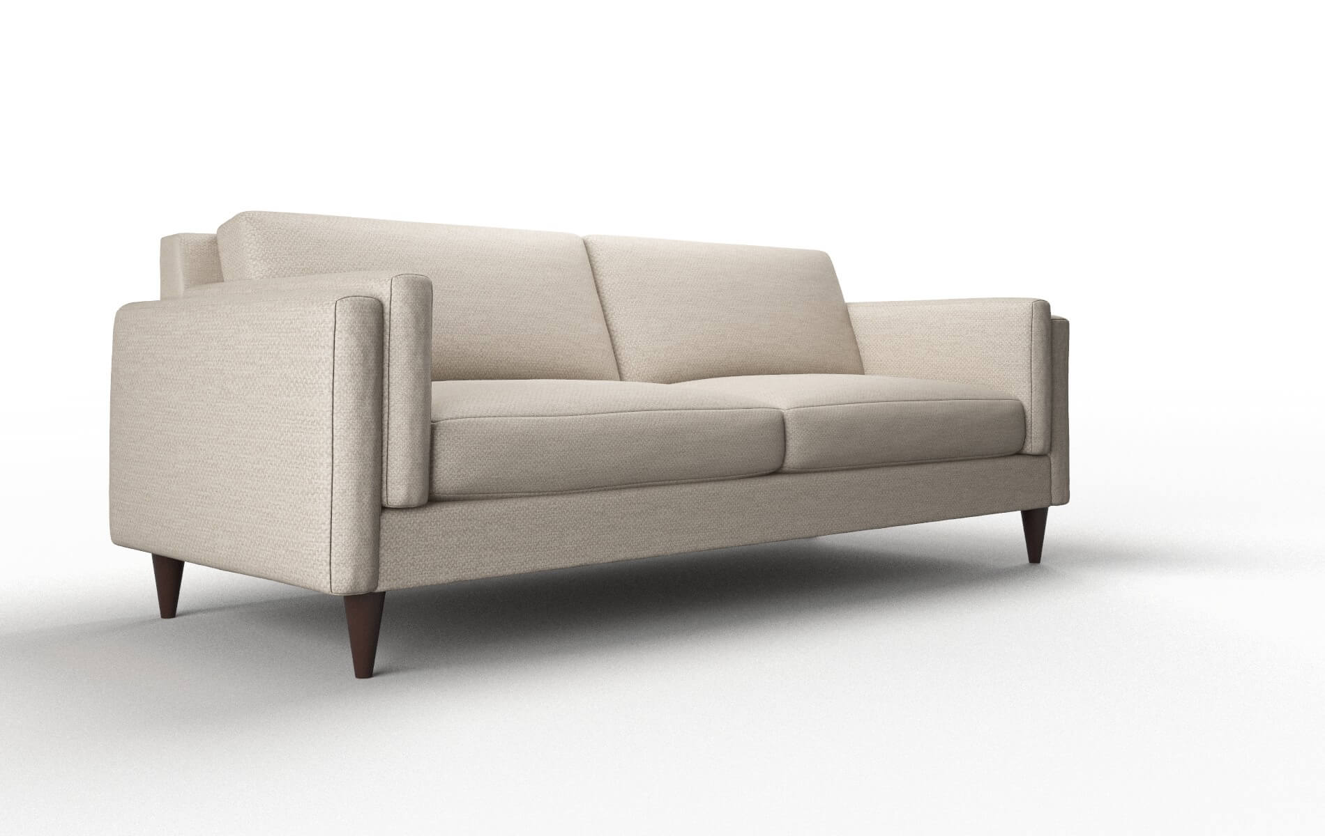 Helsinki Naples Almond Sofa espresso legs 2