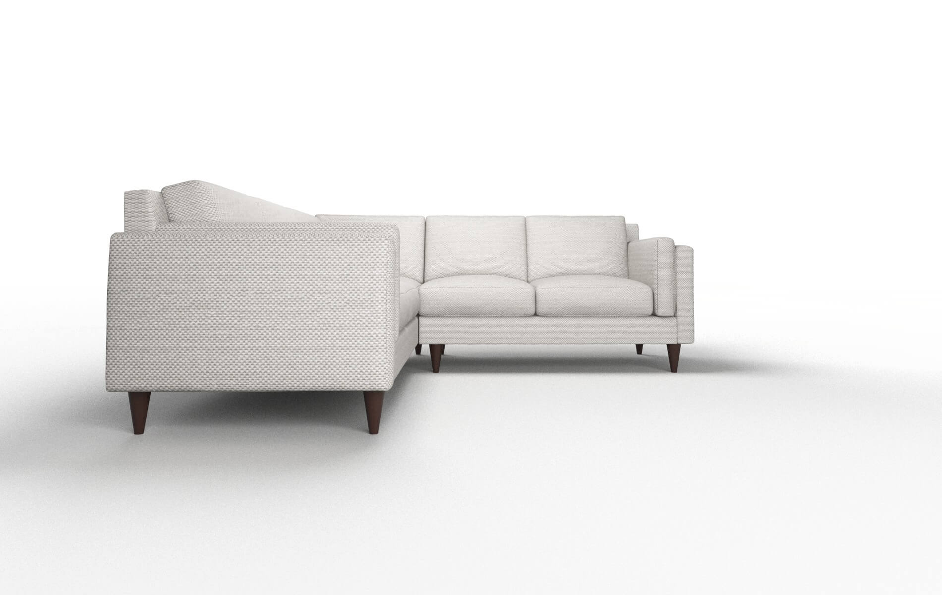 Helsinki Naples Ash Sectional espresso legs 2