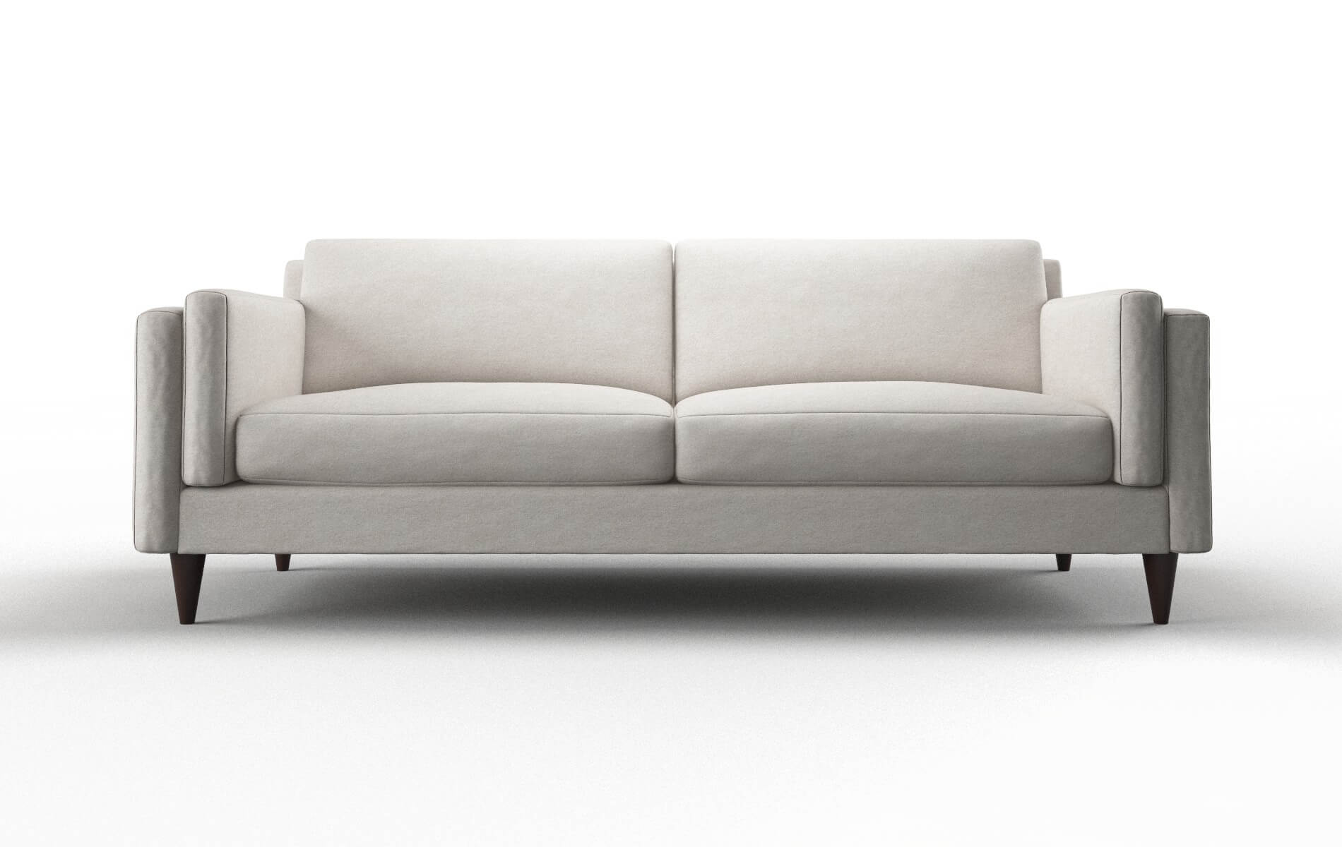 Helsinki Noble Grey Sofa espresso legs 1