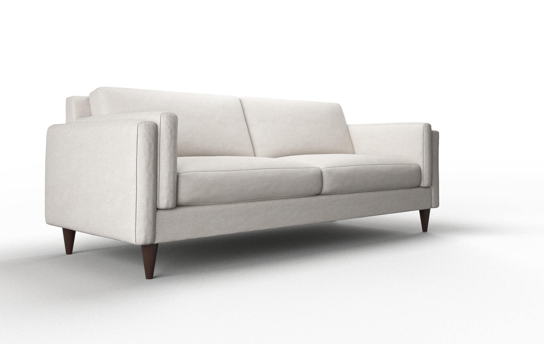 Helsinki Noble Grey Sofa espresso legs 2