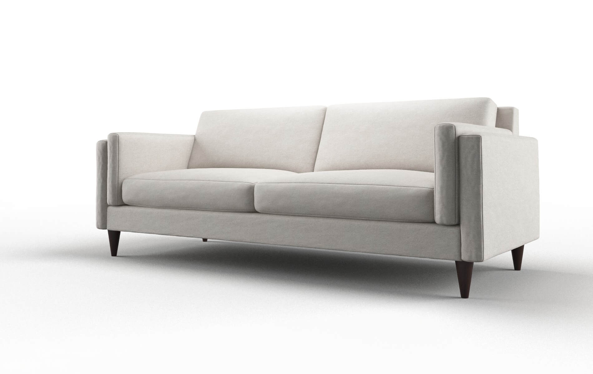 Helsinki Noble Grey Sofa espresso legs 4
