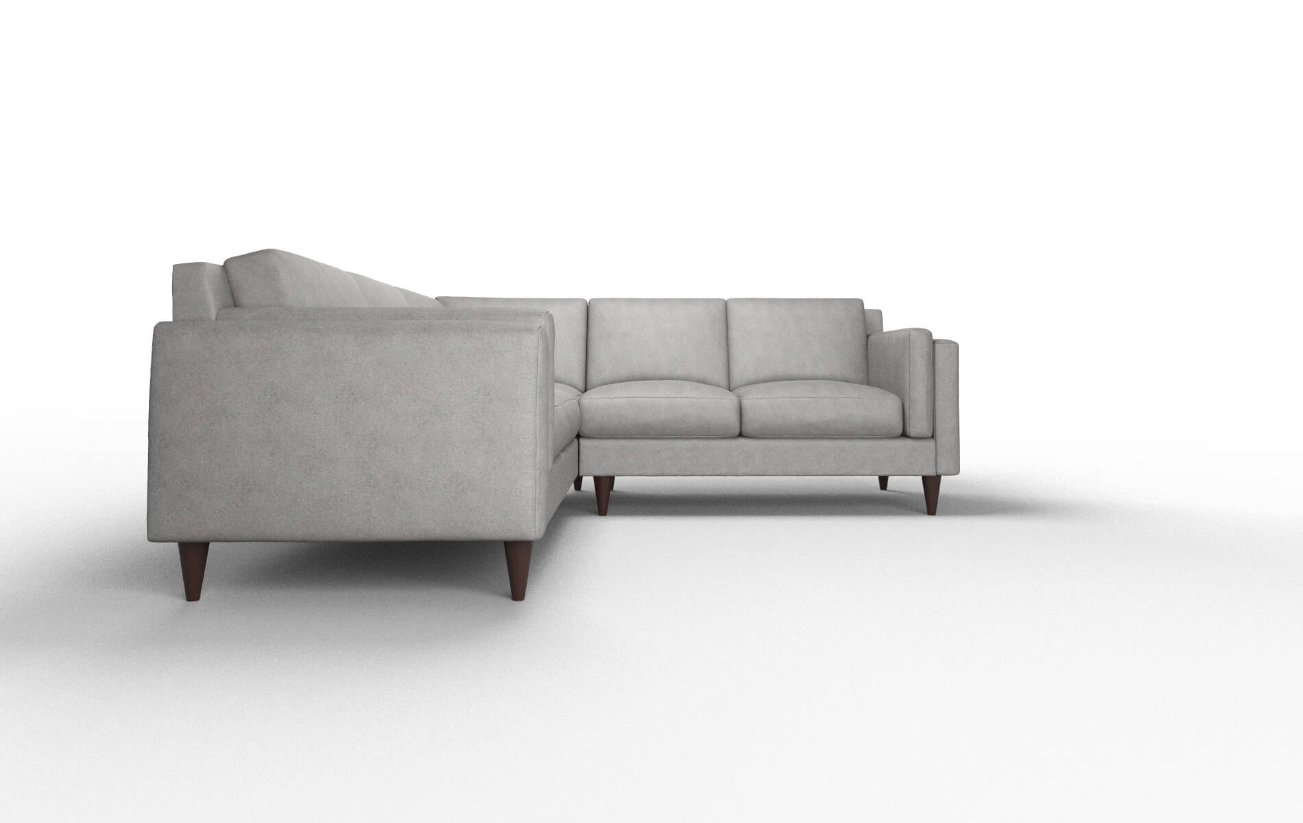 Helsinki Noble Smoke Sectional espresso legs 2