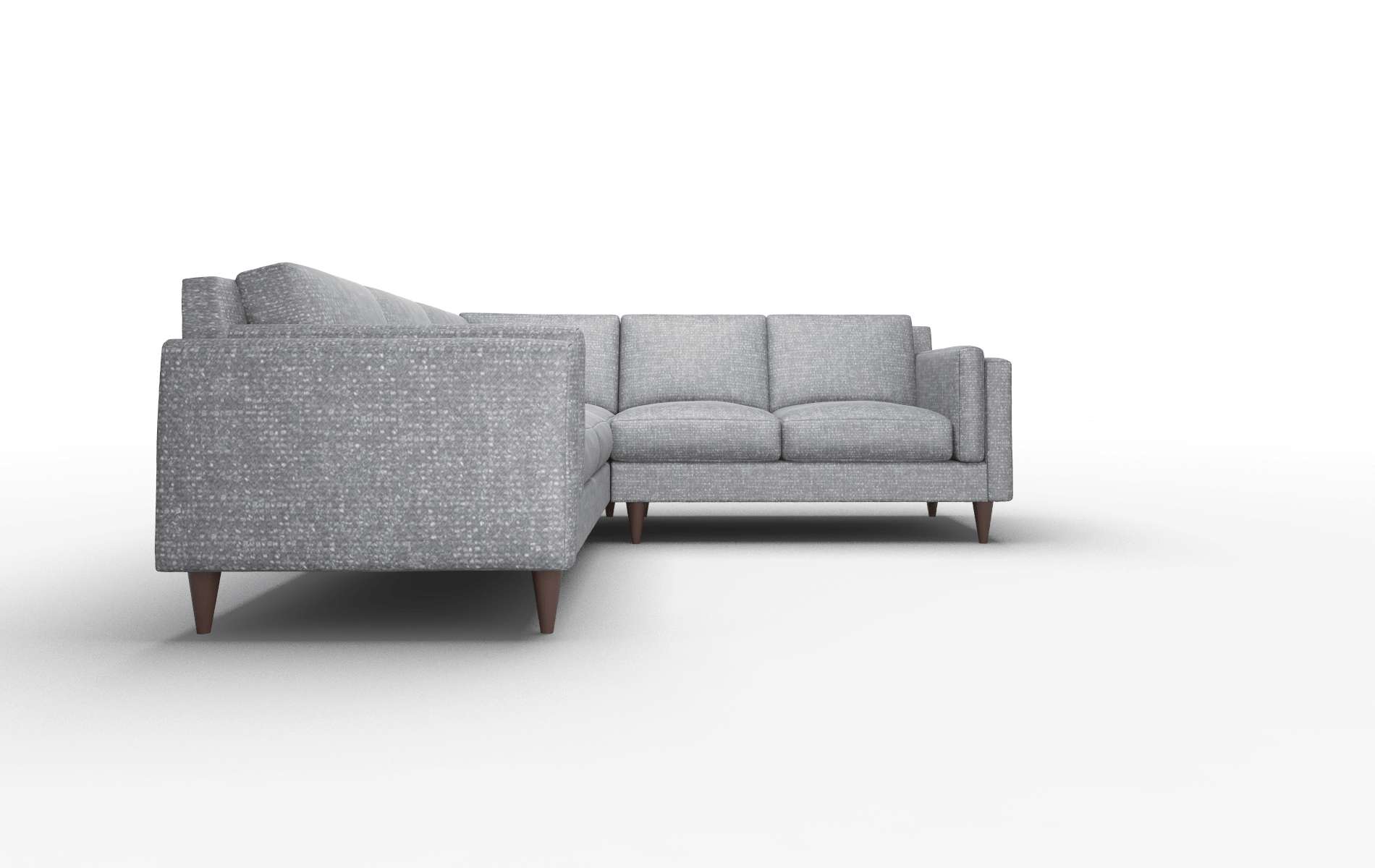Helsinki Notion Graphite Sectional espresso legs 2