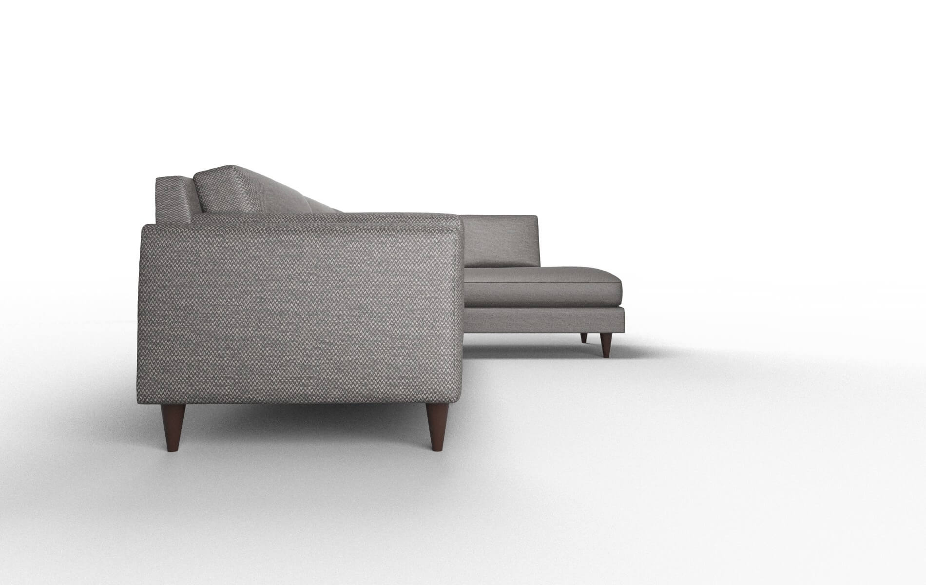 Helsinki Oscar Charcoal Panel espresso legs 3