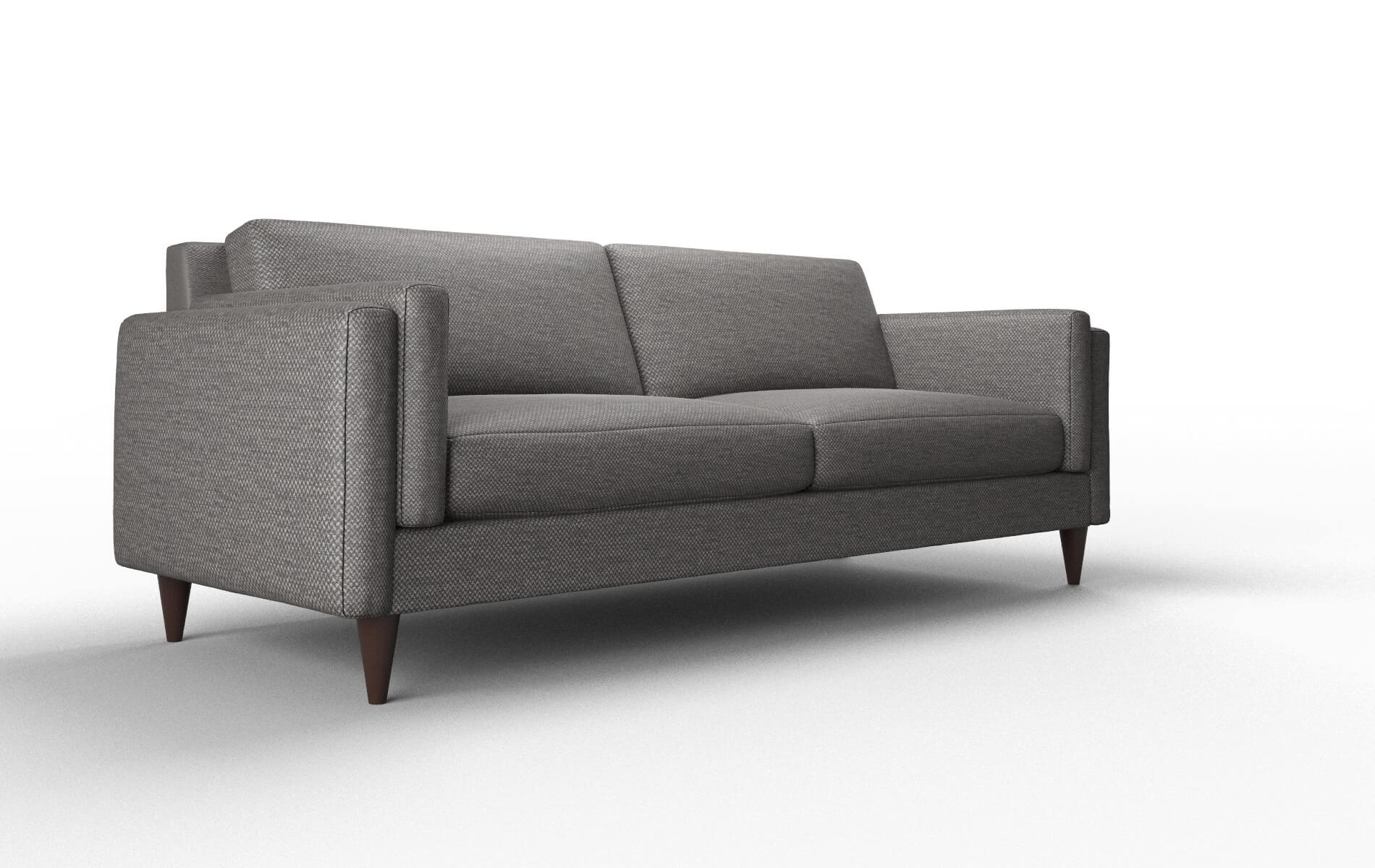 Helsinki Oscar Charcoal Sofa espresso legs 2