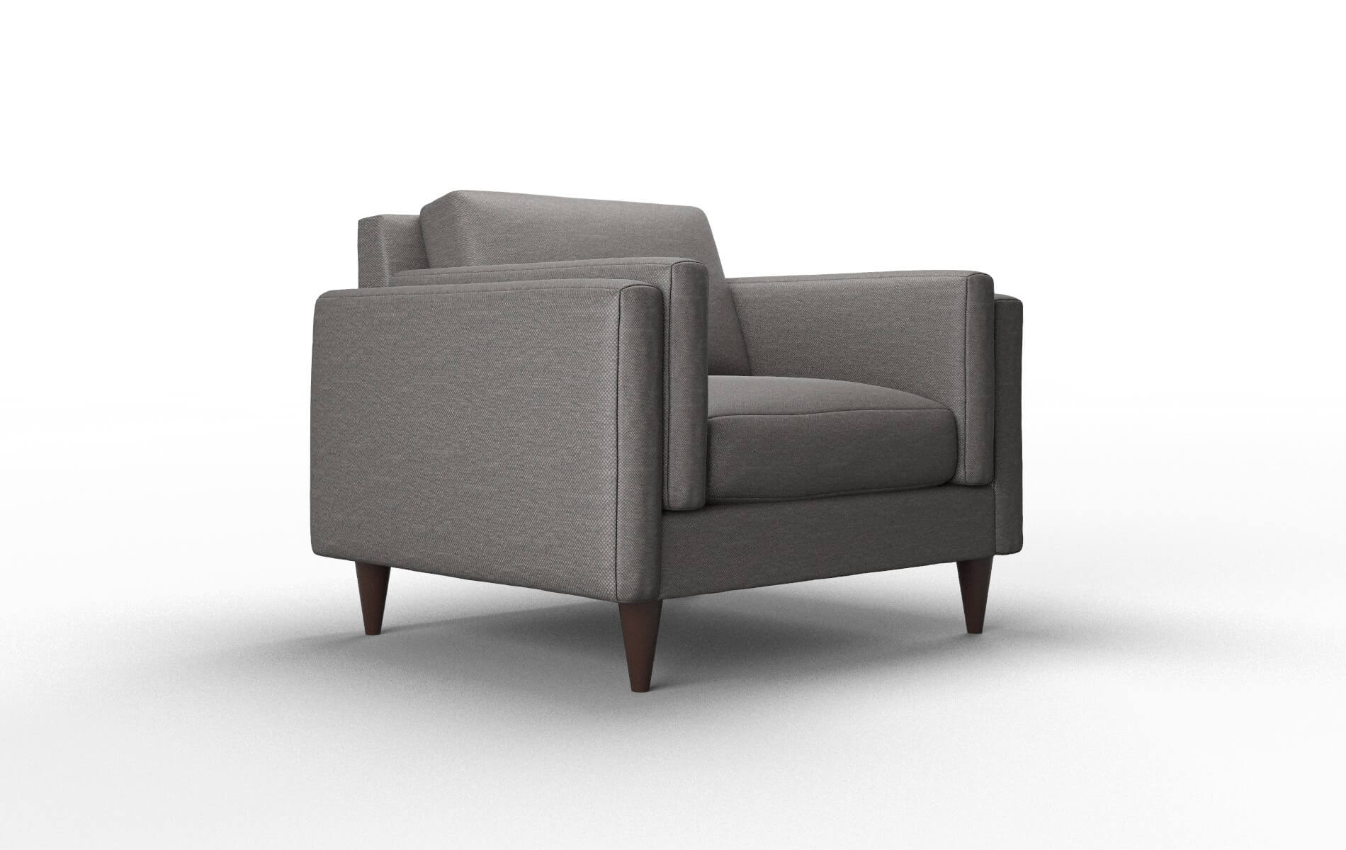 Helsinki Oscar Grey Chair espresso legs 2