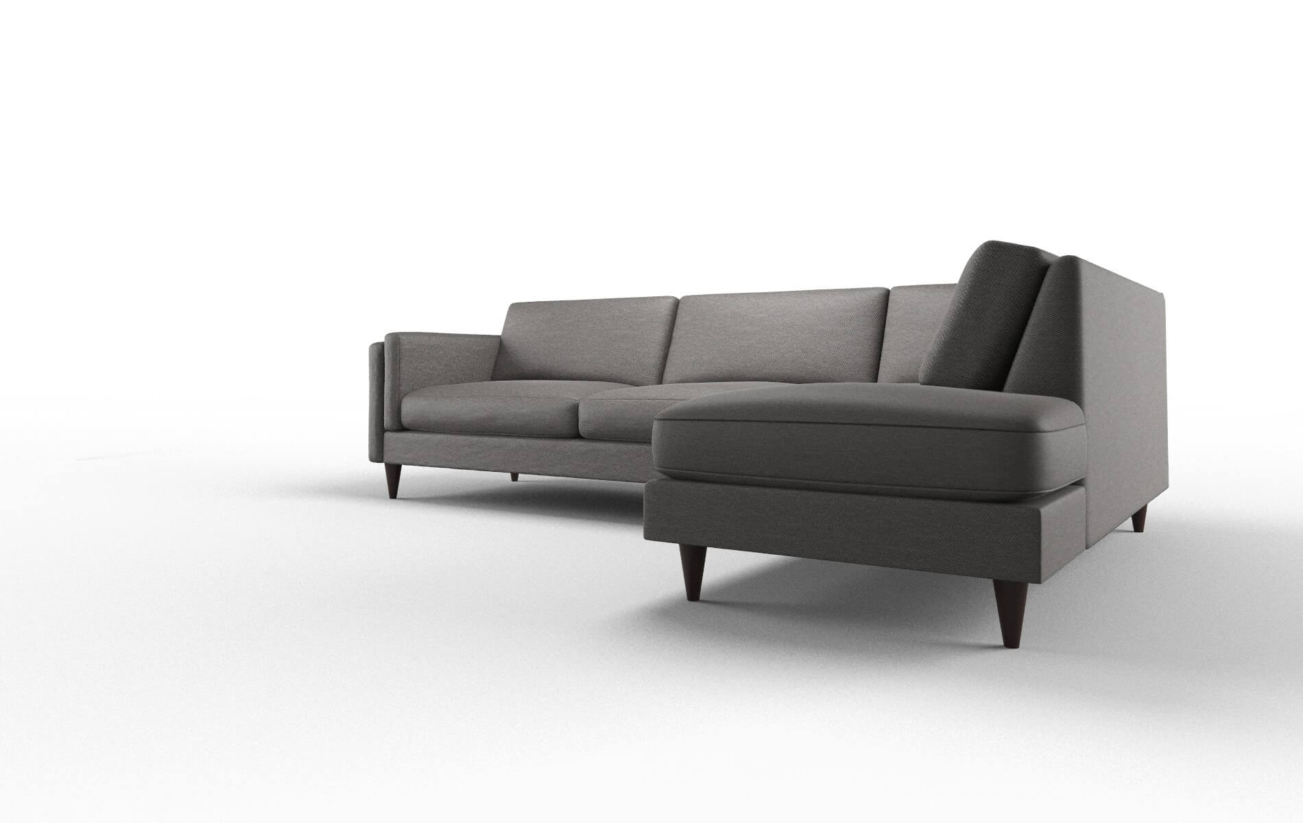 Helsinki Oscar Grey Panel espresso legs 4