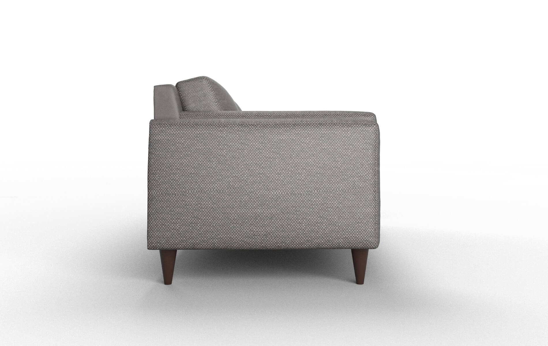 Helsinki Oscar Grey Sofa espresso legs 3